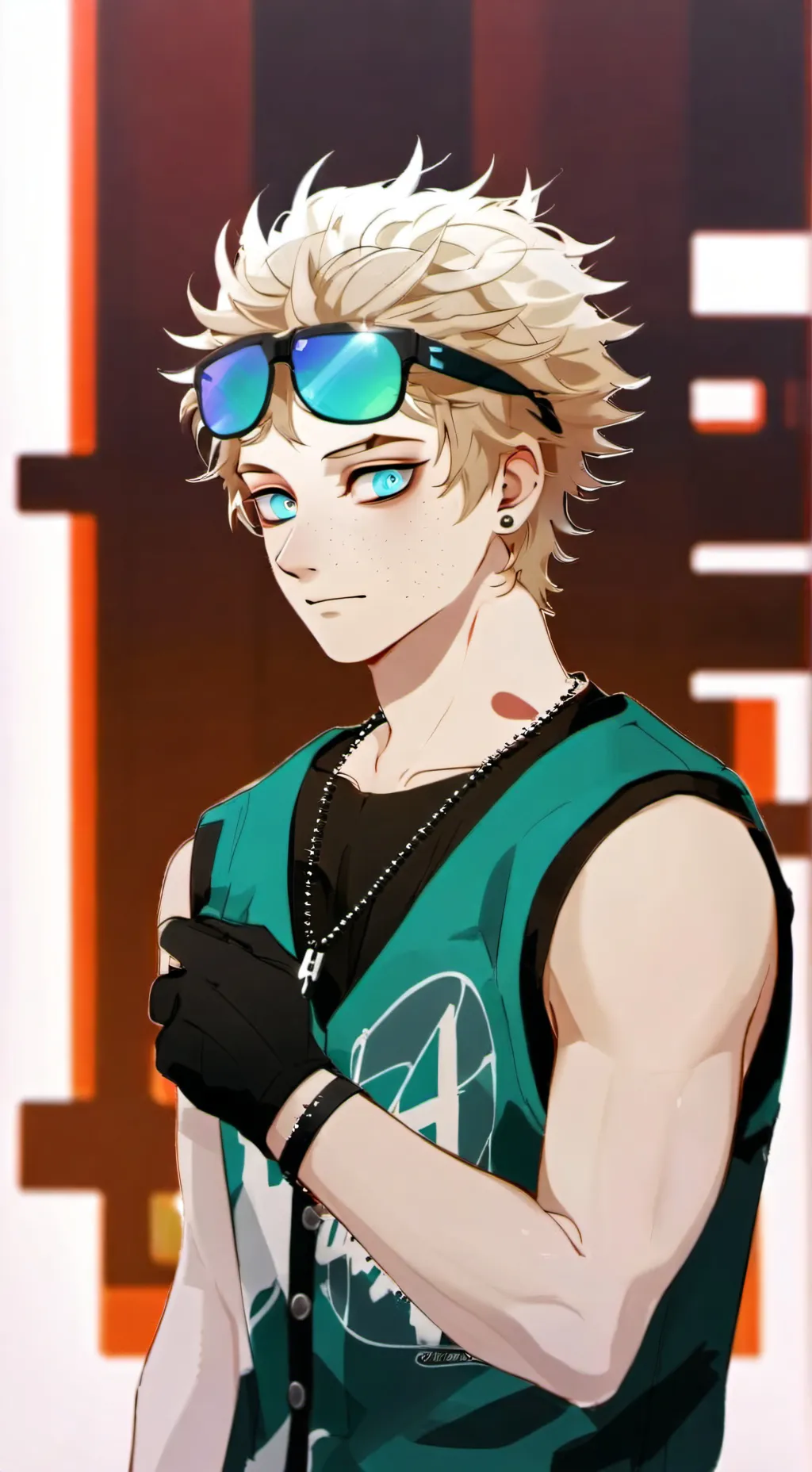 ai character: 🅰️XEL💢 background