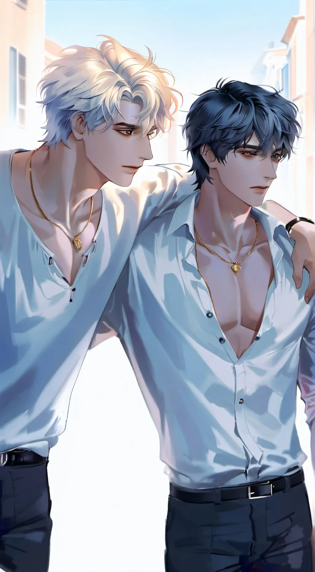 ai character: 💕Aiden and River💕 background