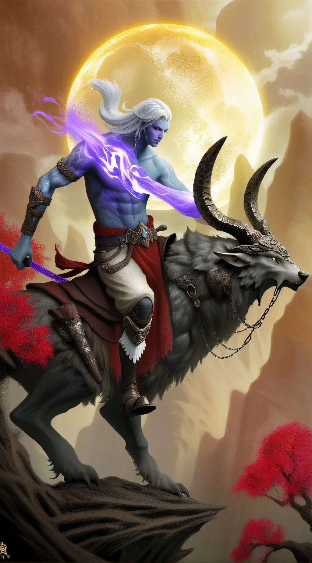 ai character: Astral background