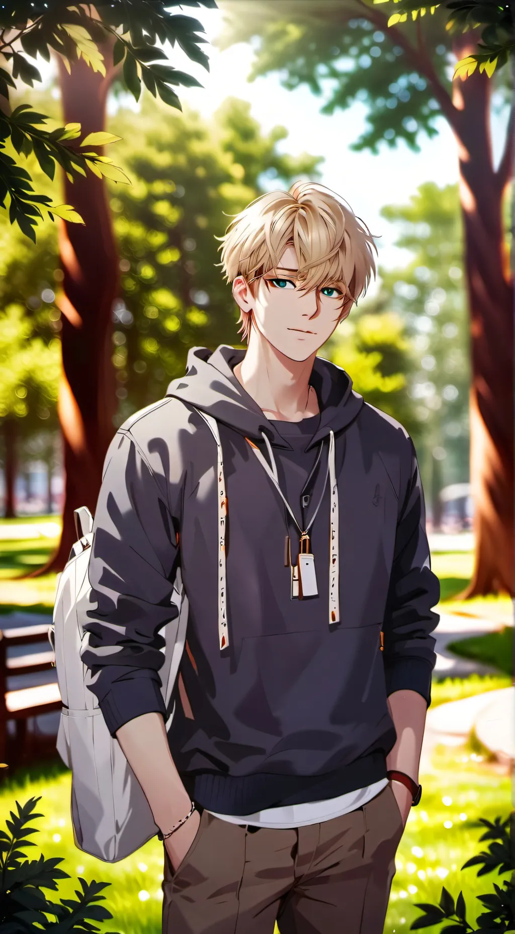 ai character: Женя background