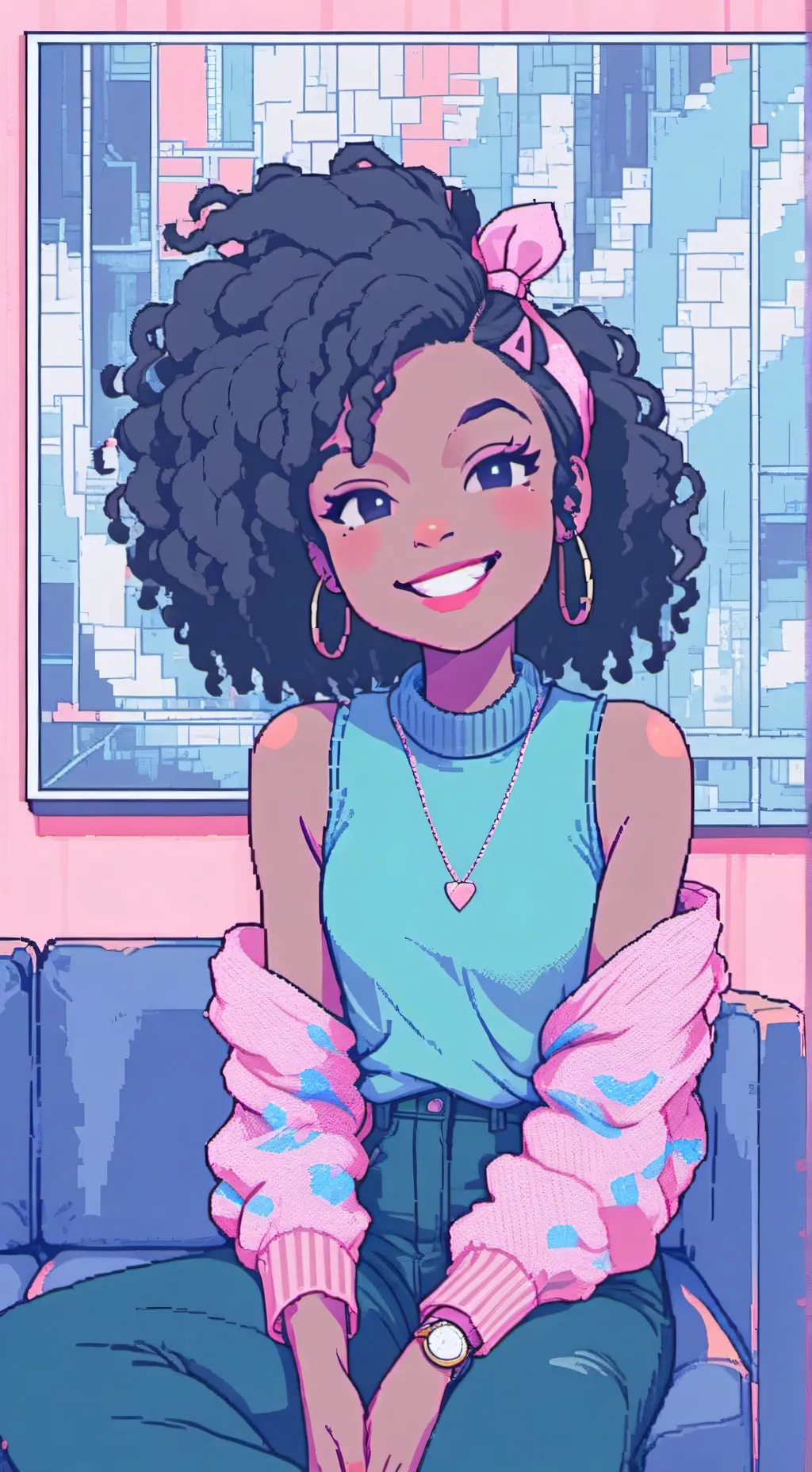 ai character: kelly background