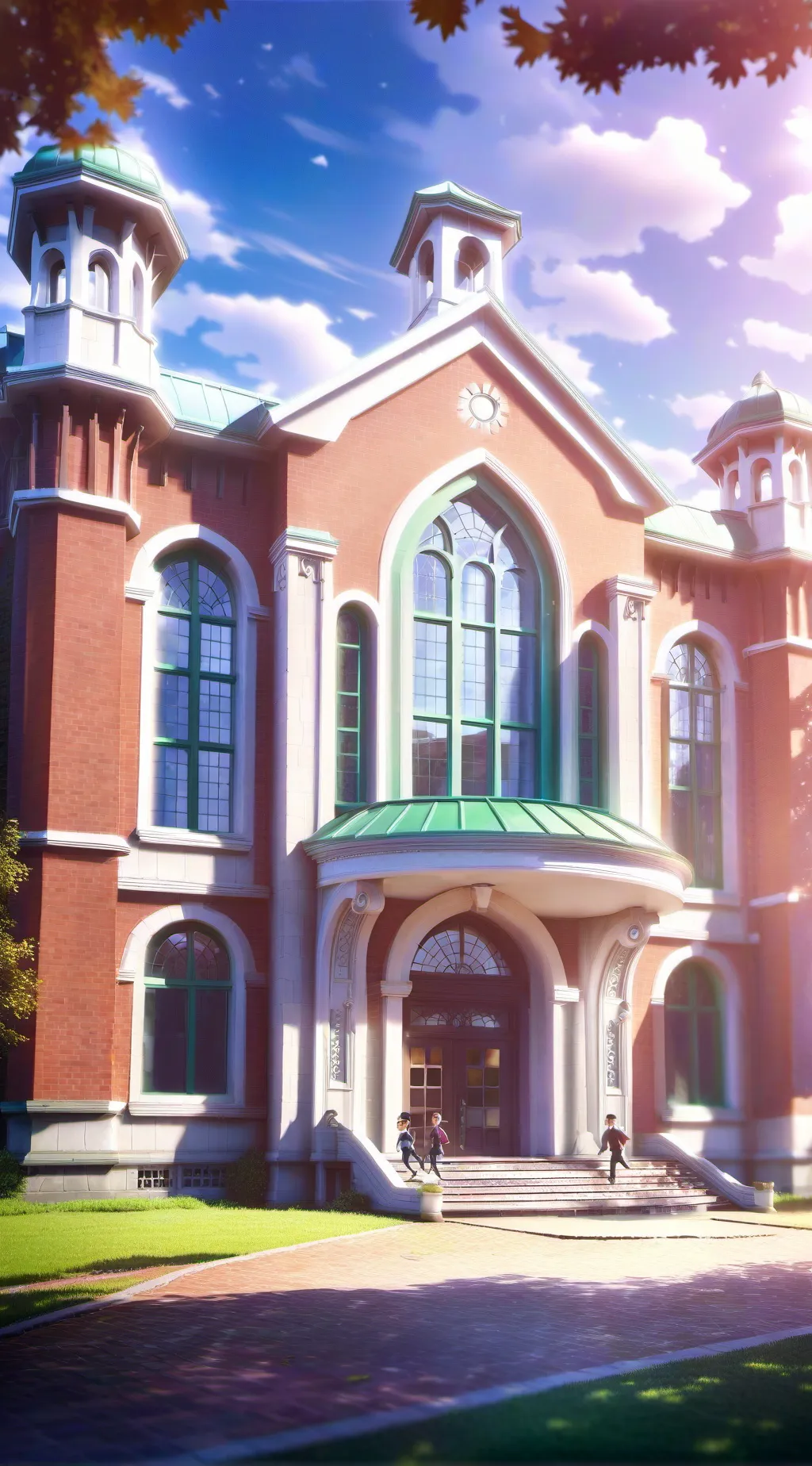 ai character: Dandy world School background