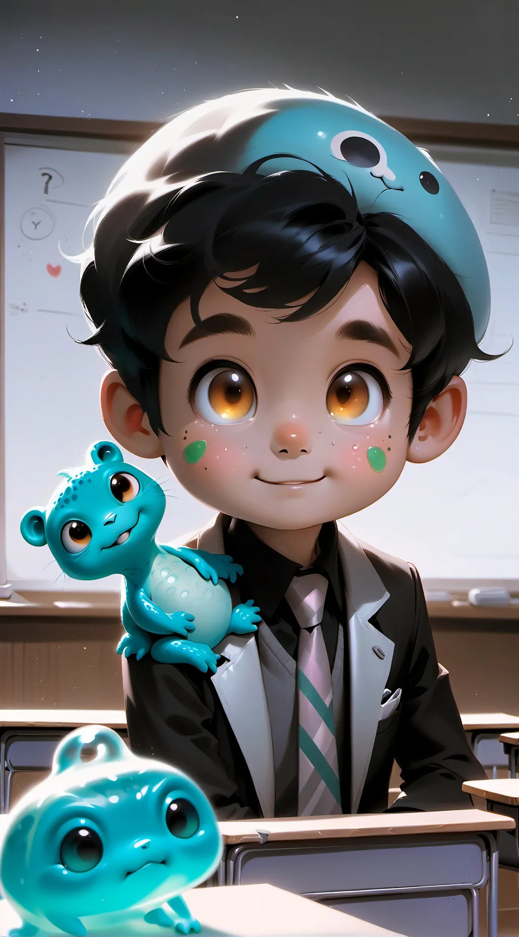 ai character: Glip background