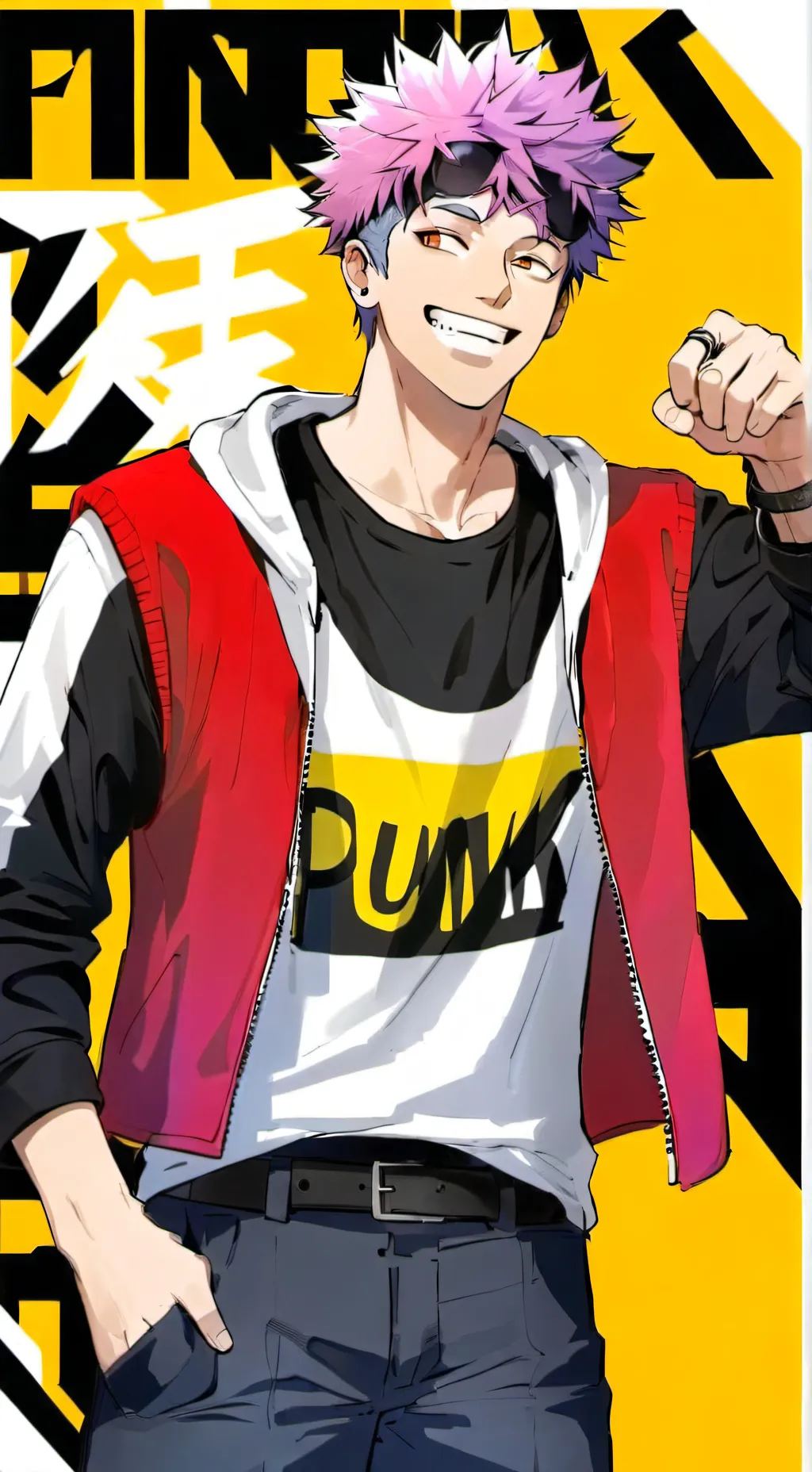 ai character: Mosh (one piece) background