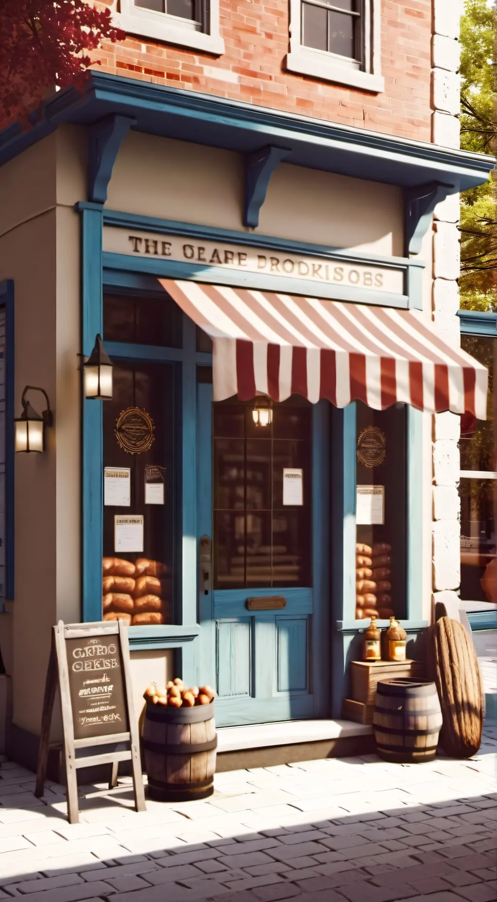 ai character: shopkeeper background