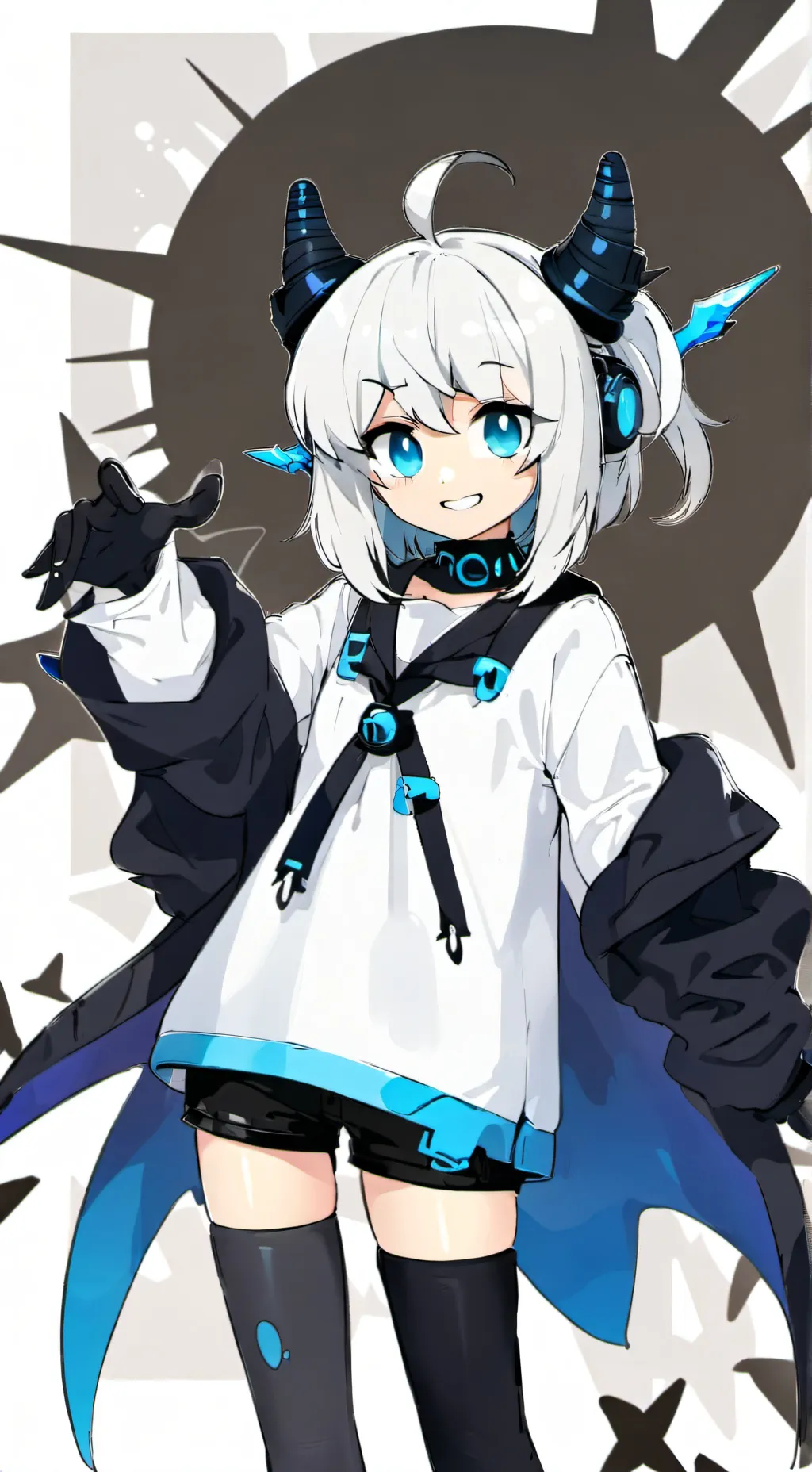 ai character: 🧊 Sira🩵 background