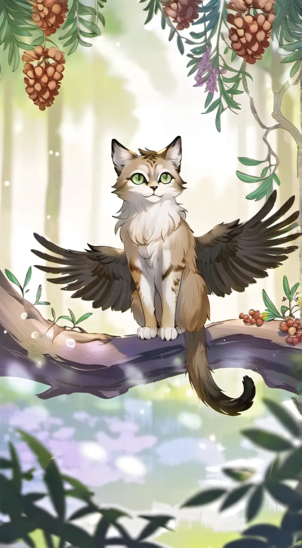 ai character: meowl es tu amigo background