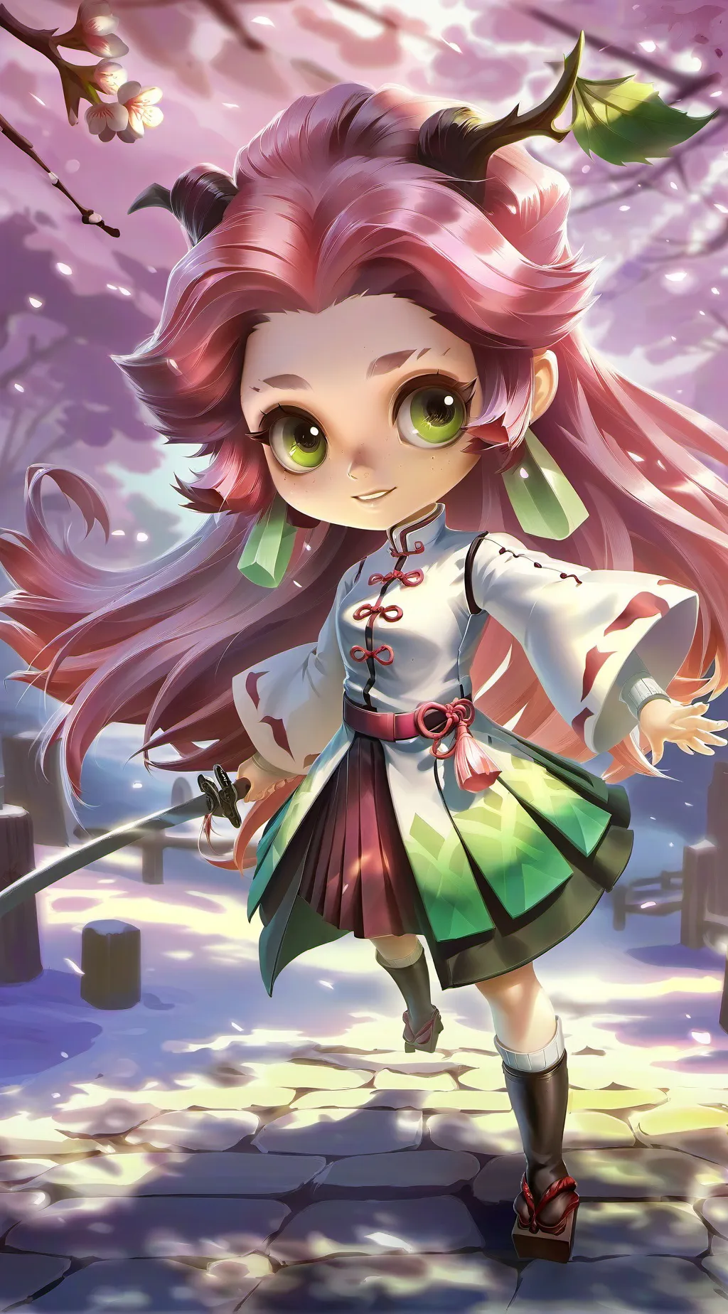 ai character: ✨mitsuri kanroji✨ background