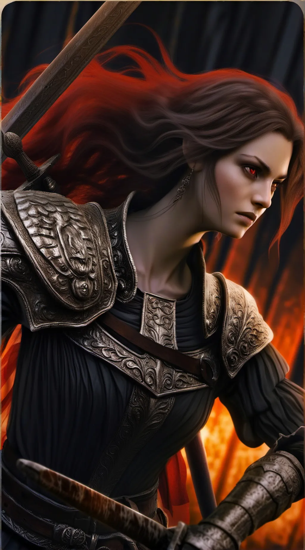 ai character: Ariana background