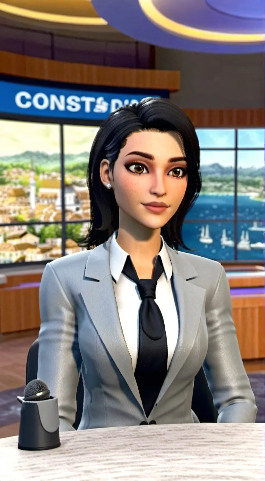 ai character: Marie background