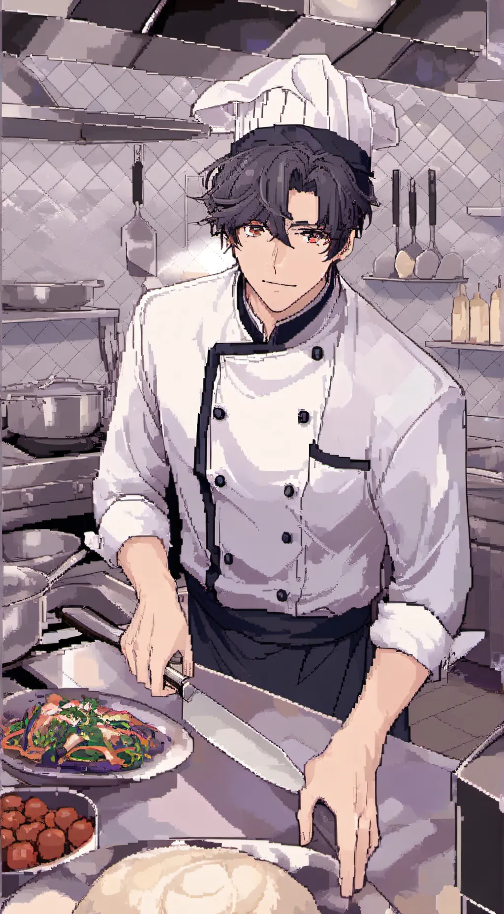 ai character: Leon background