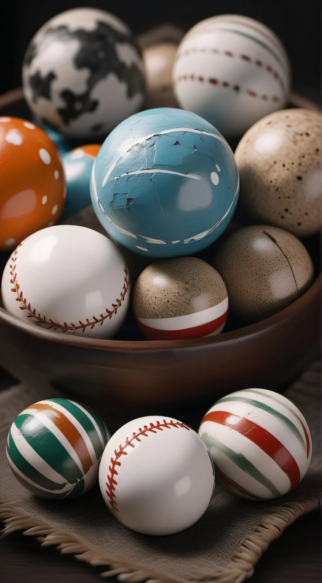 ai character: countryballs background