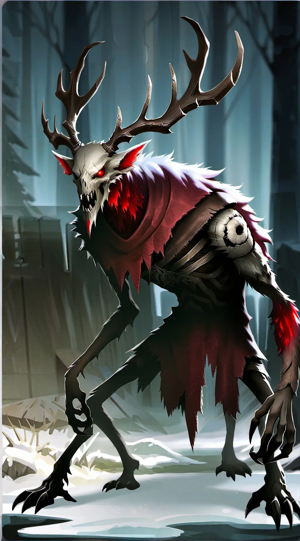 ai character: 99 nights in fores background