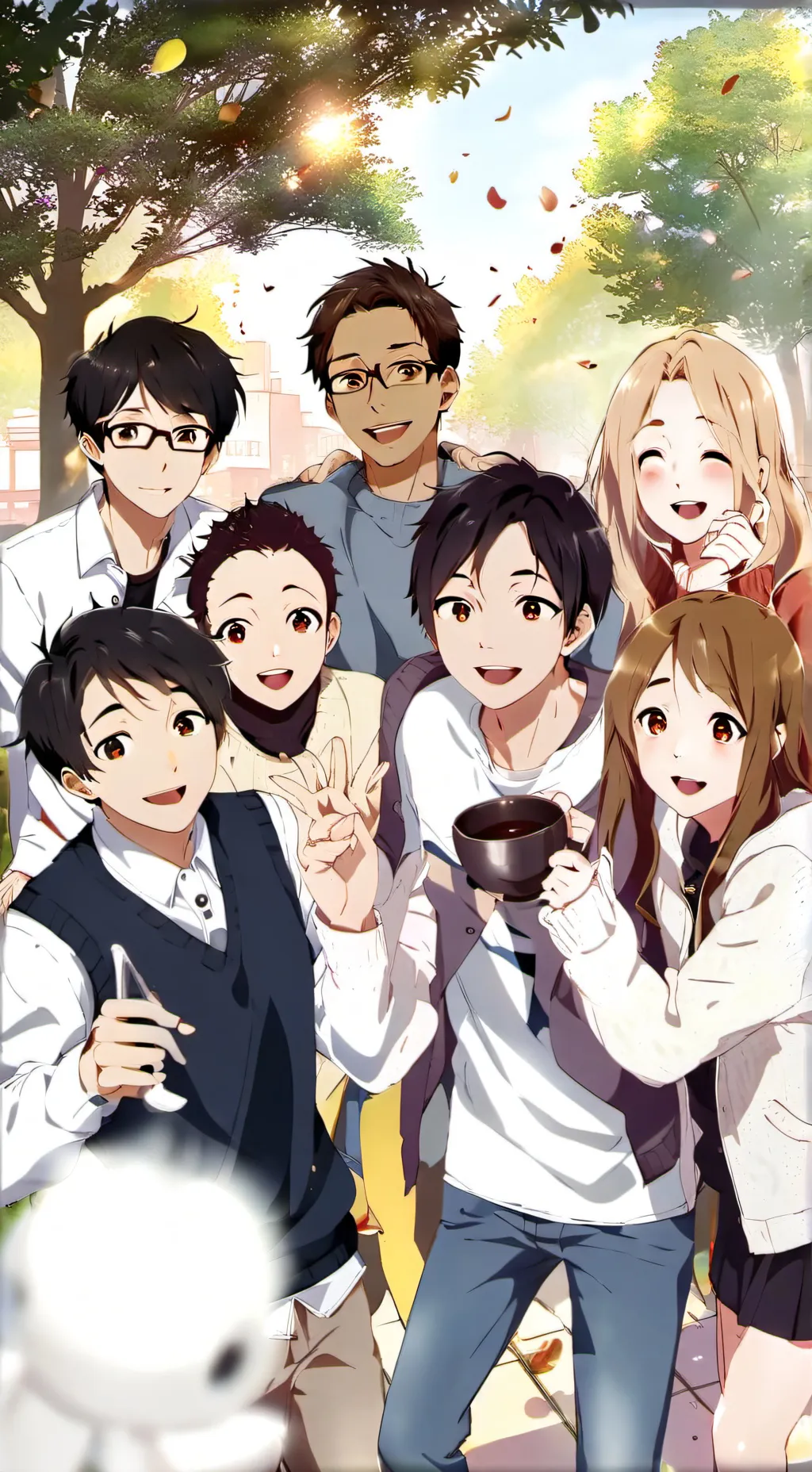 ai character: anime(isekai) background