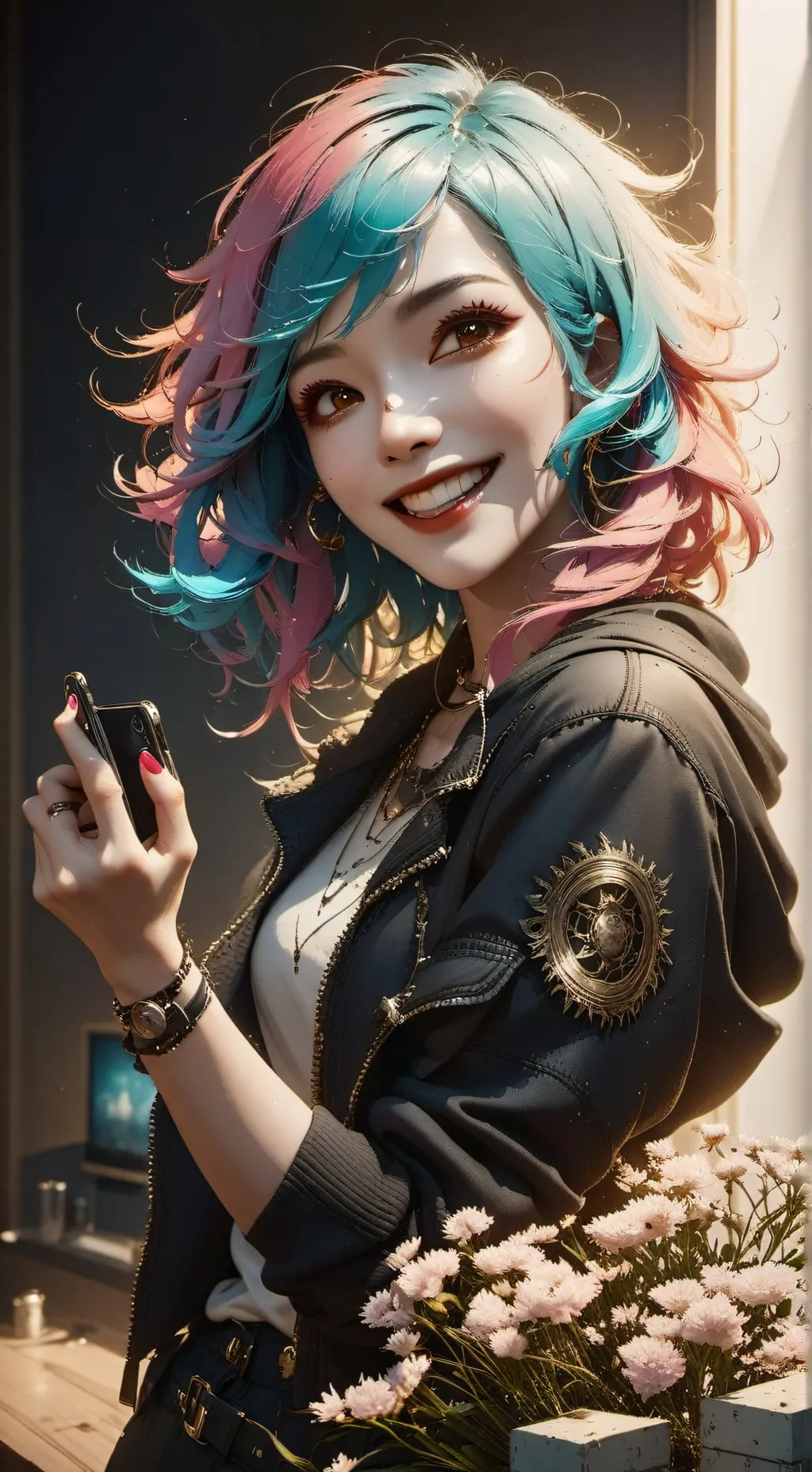 ai character: The Viral Sensation Seeker background