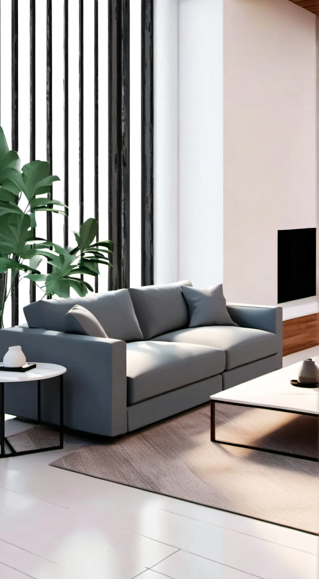 ai character: couch background