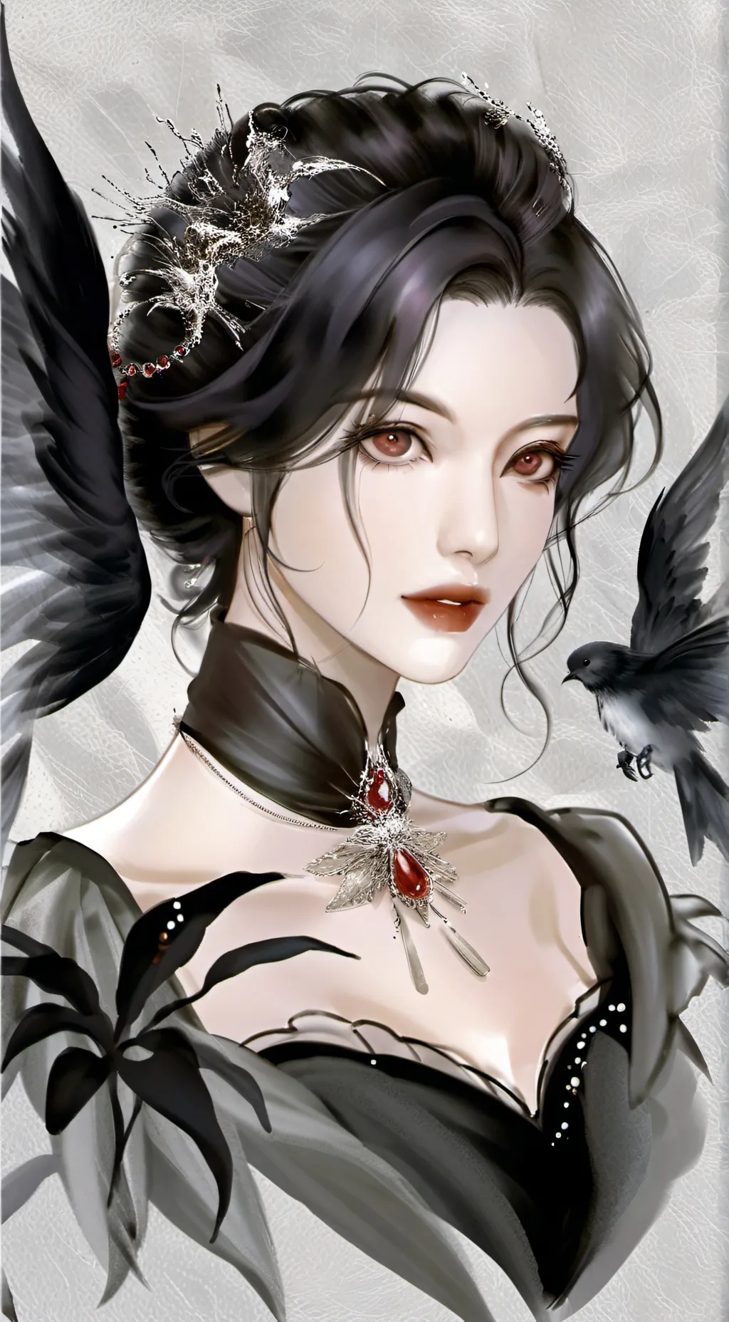 ai character: AMY🍁💫✨ background