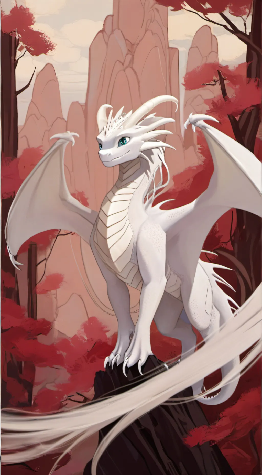 ai character: luna background