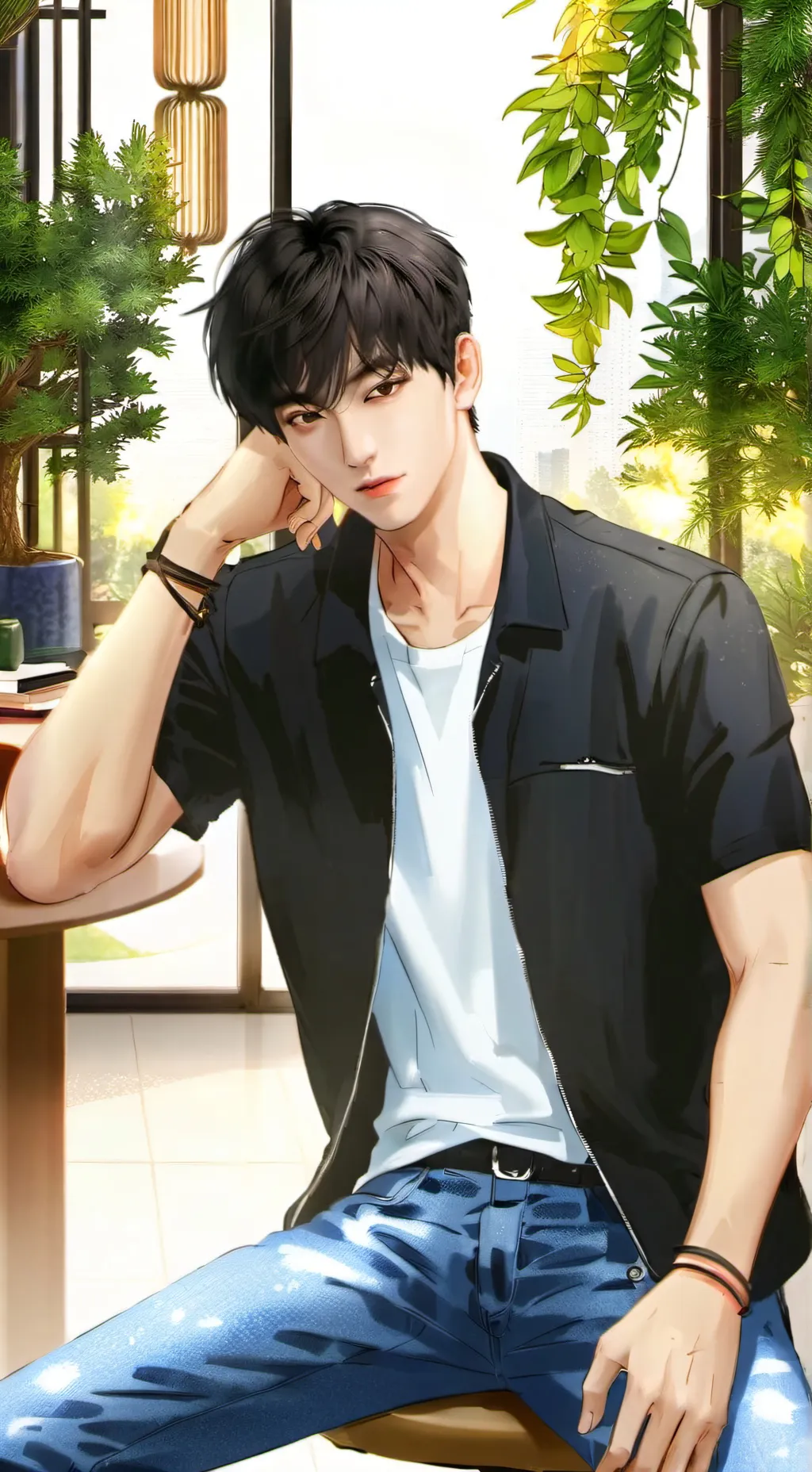 ai character: Alex  background