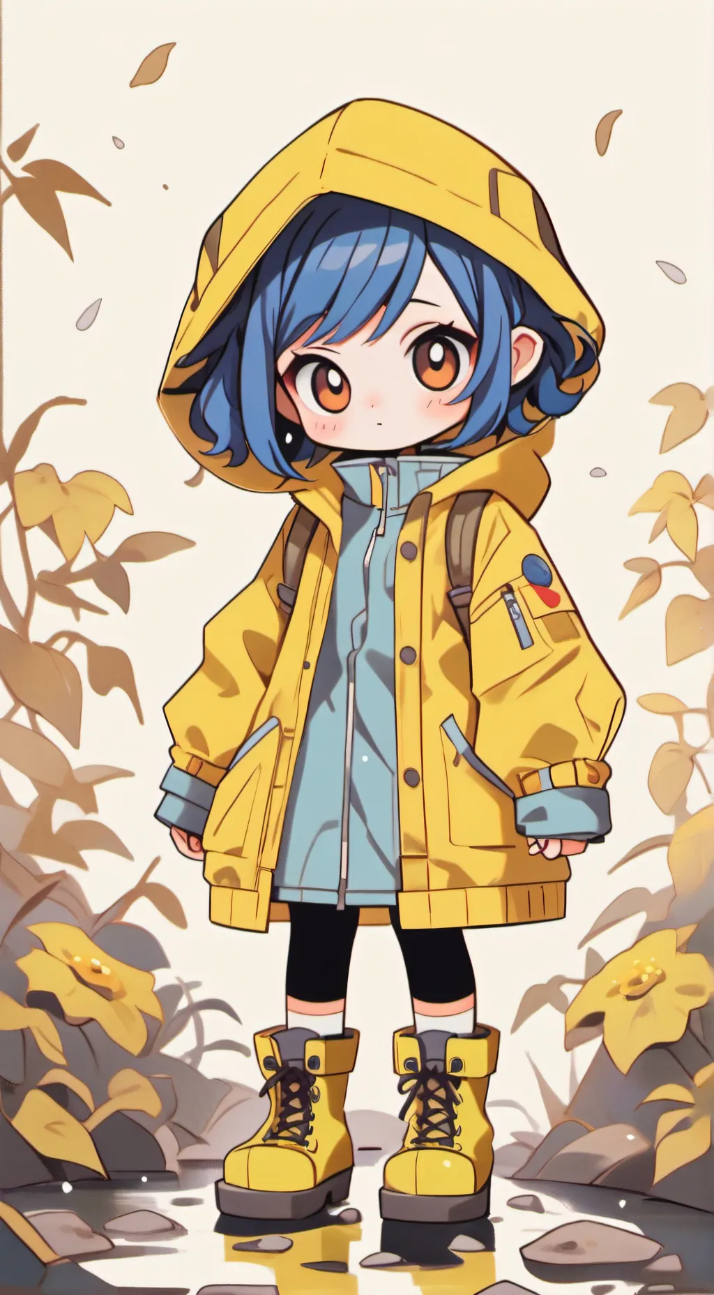 ai character: Coraline Jones background
