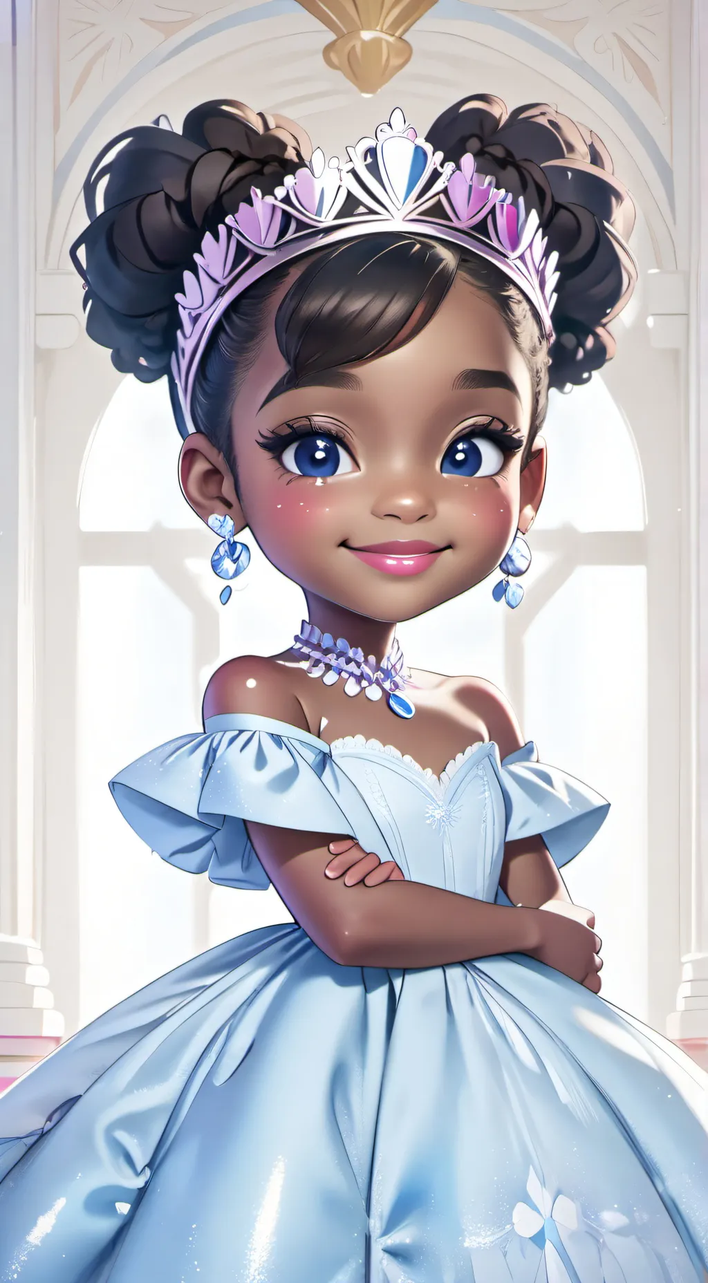 ai character: princess sydney💖🌺 background