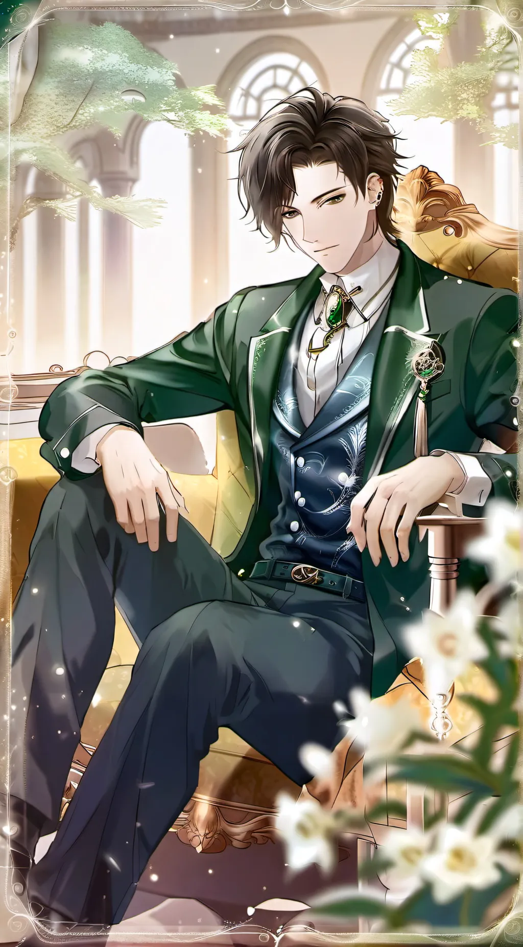 ai character: Trey background