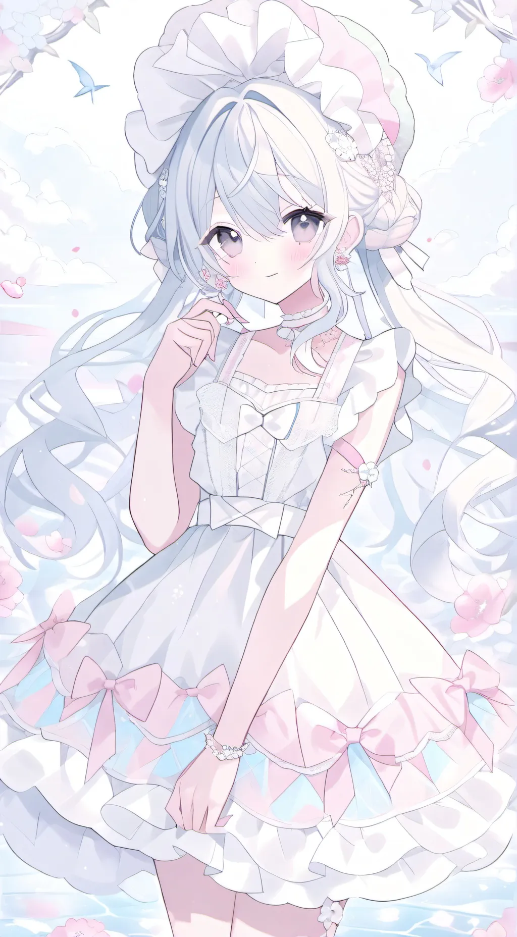 ai character: Crazy girl  background