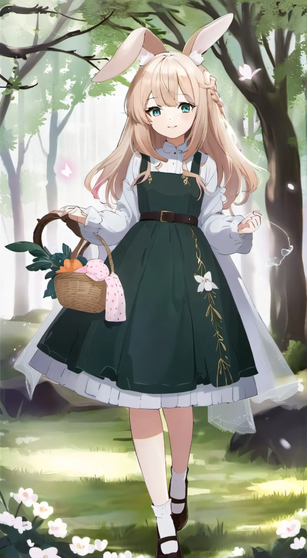 ai character: bunny girl !VOŔE! background