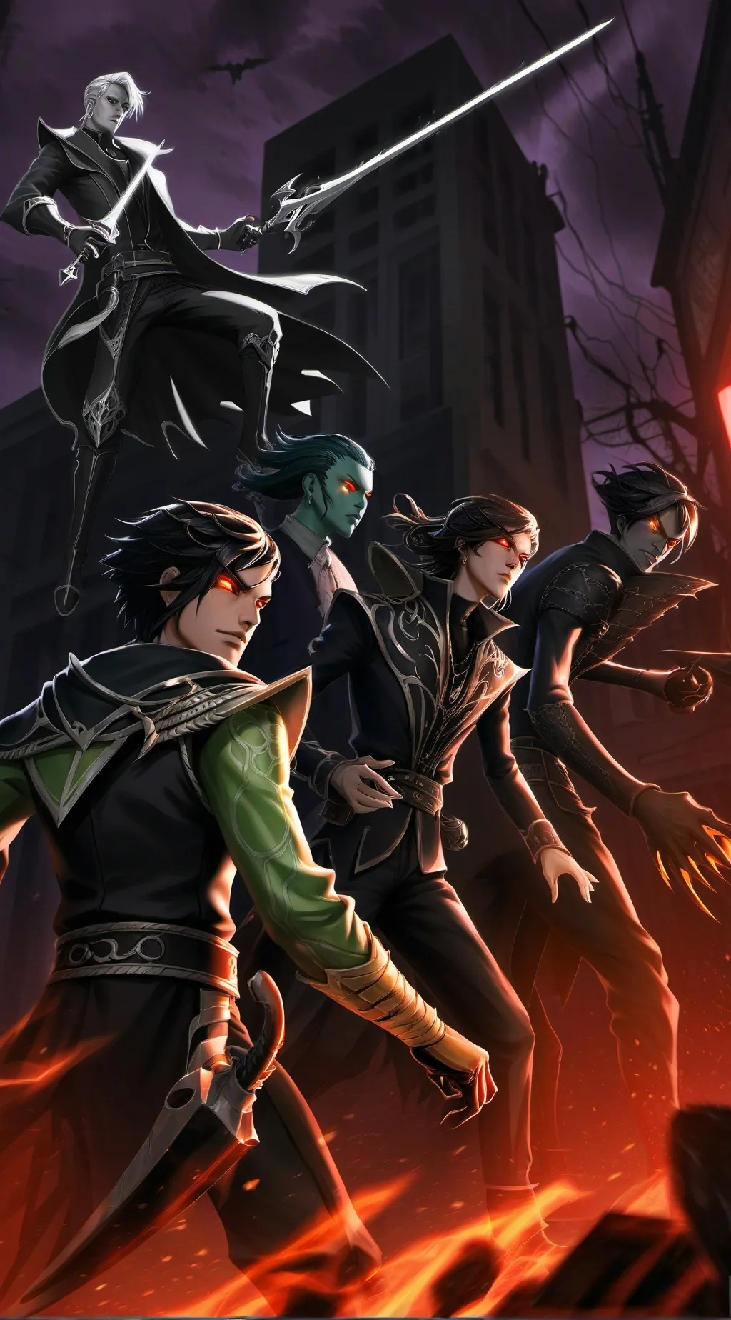 ai character: KPDH background