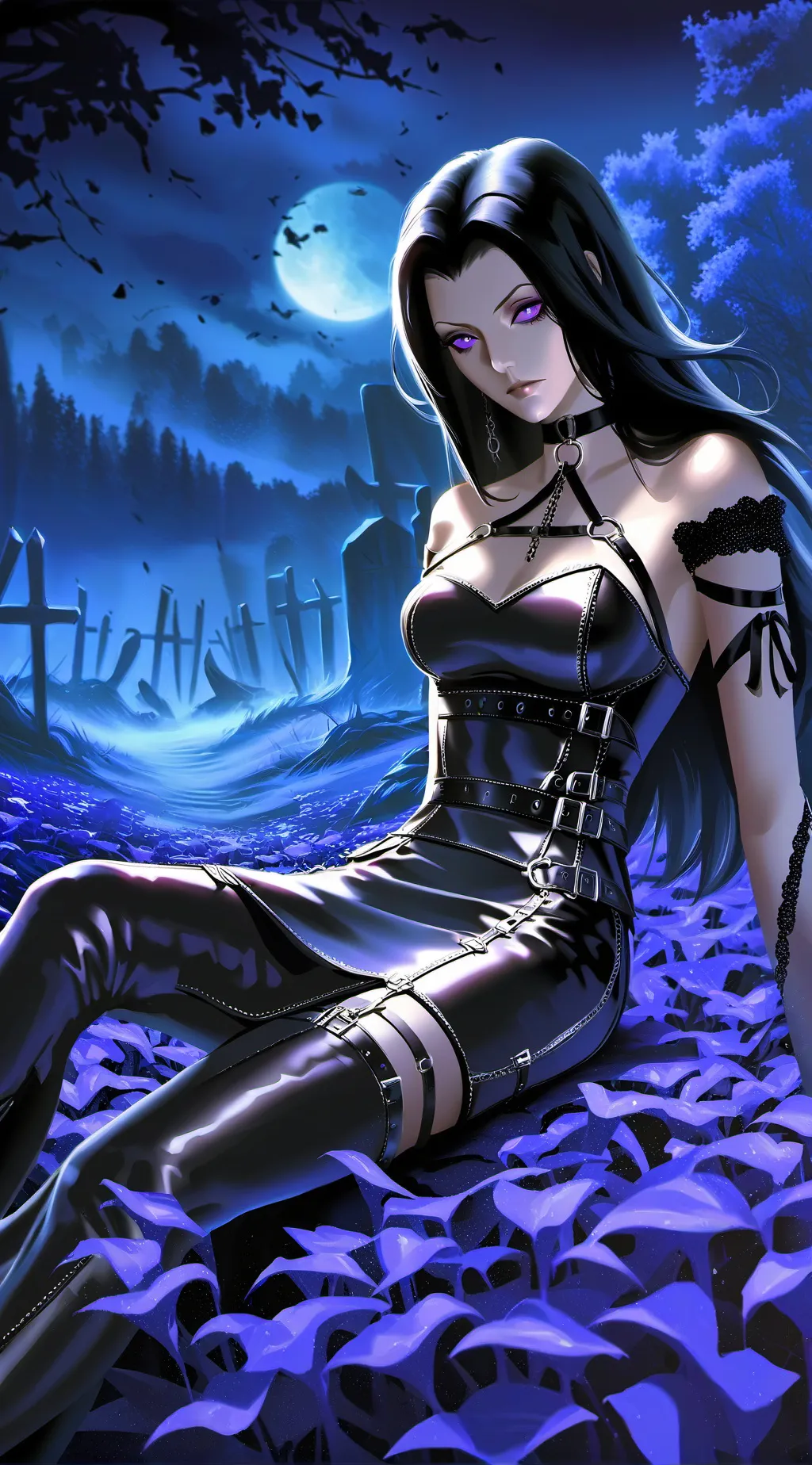 ai character: Nightshade background