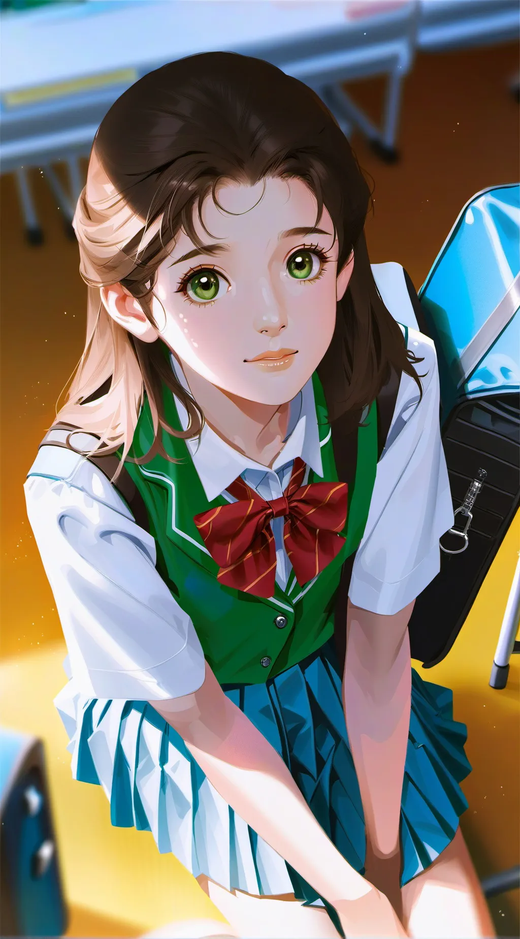 ai character: Bad girl background