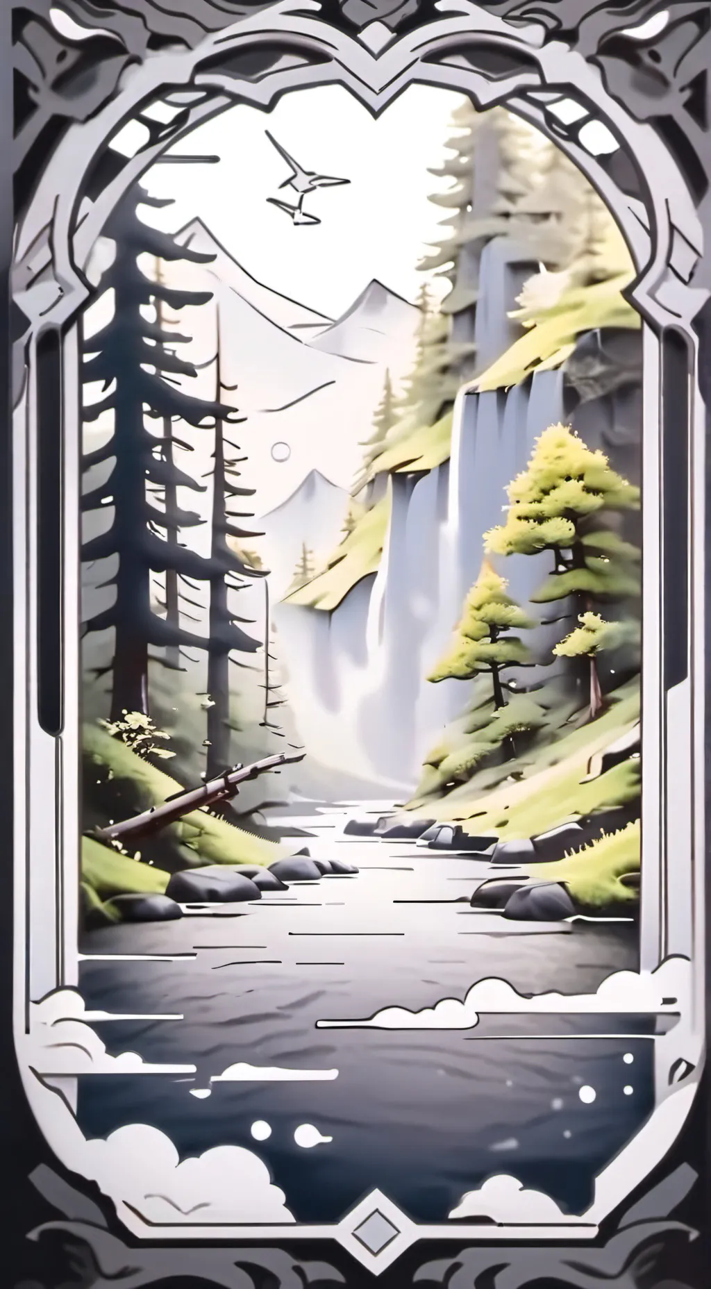 ai character: Dw Halloween! background