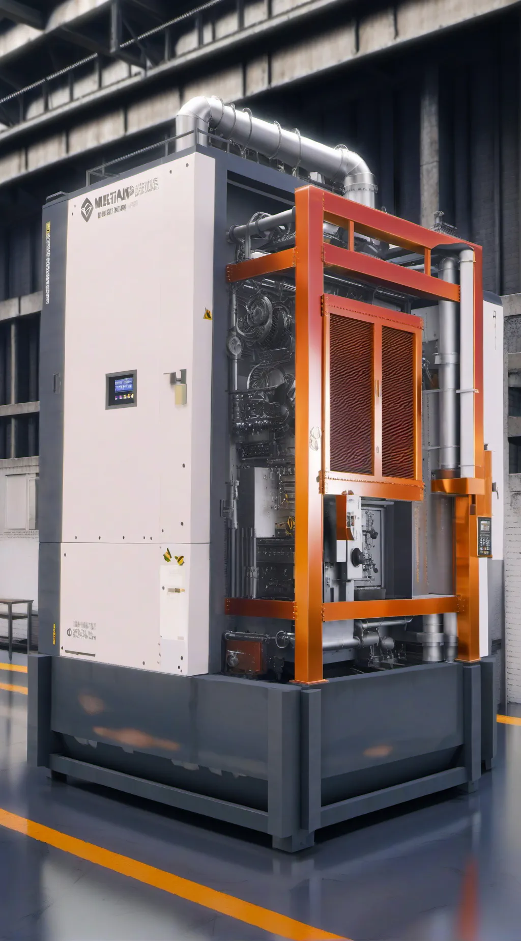 ai character: machine background