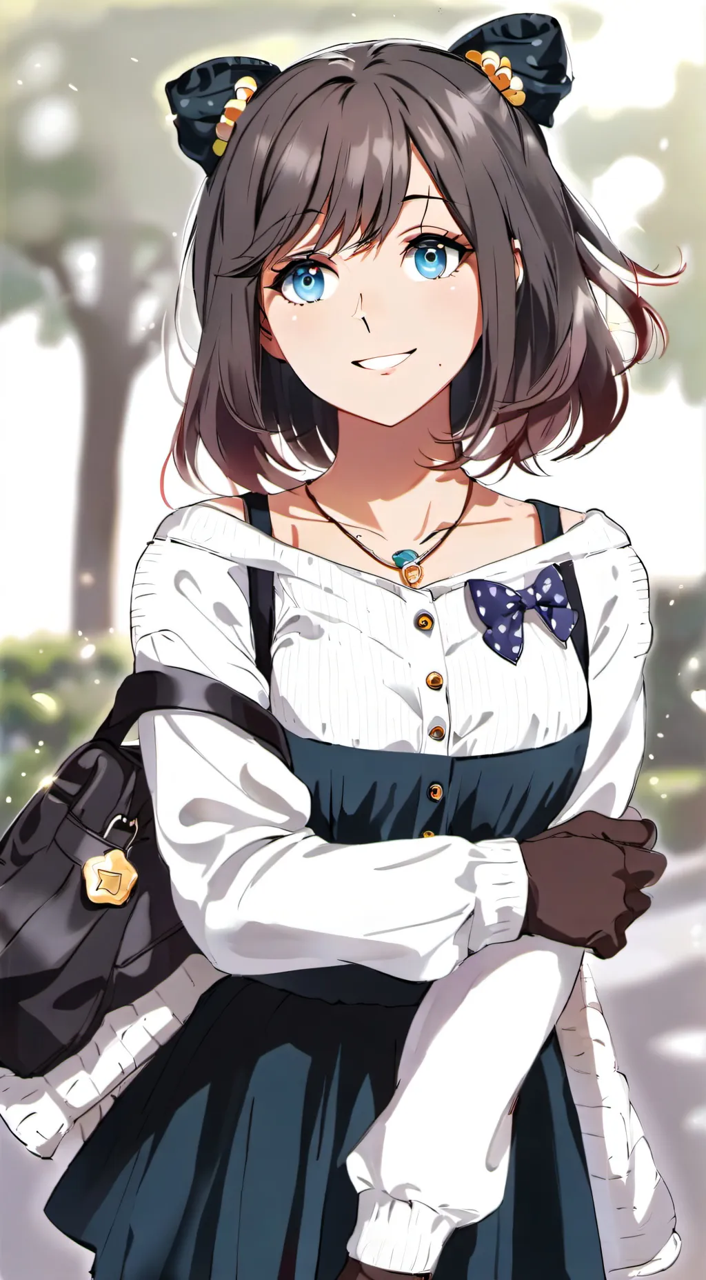 ai character: Emy  background