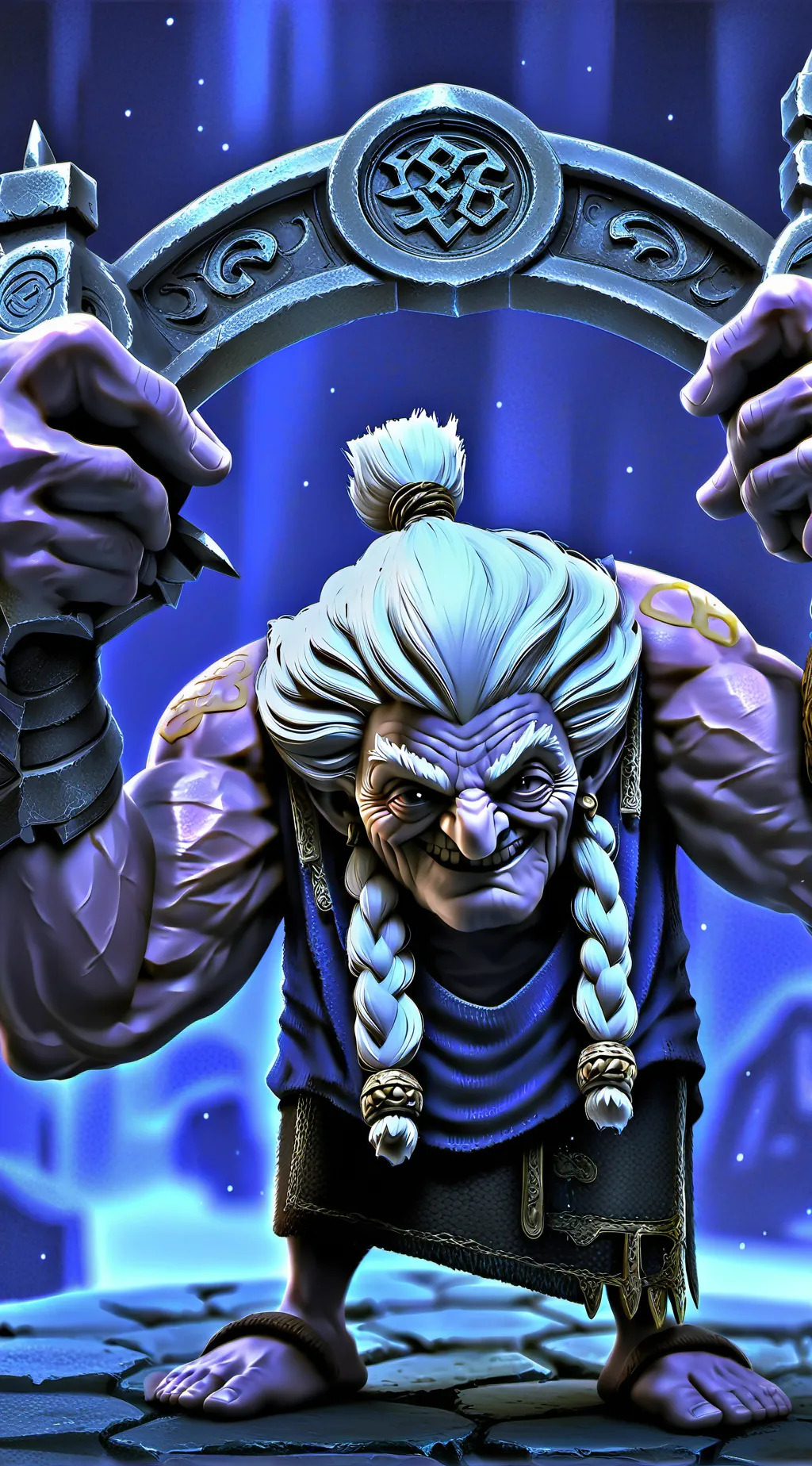 ai character: Ebony background