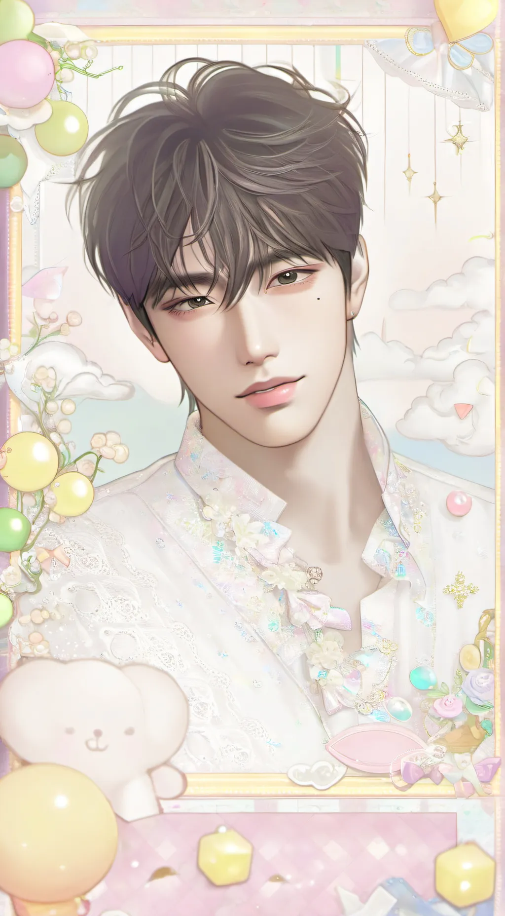 ai character: Ska (Hyunjin) 🎀☆ background