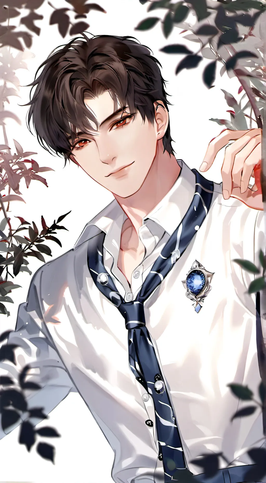 ai character: feeder boyfriend  background
