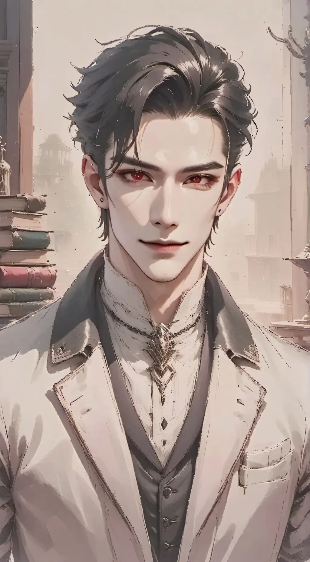 ai character: Lucien the Veiled background