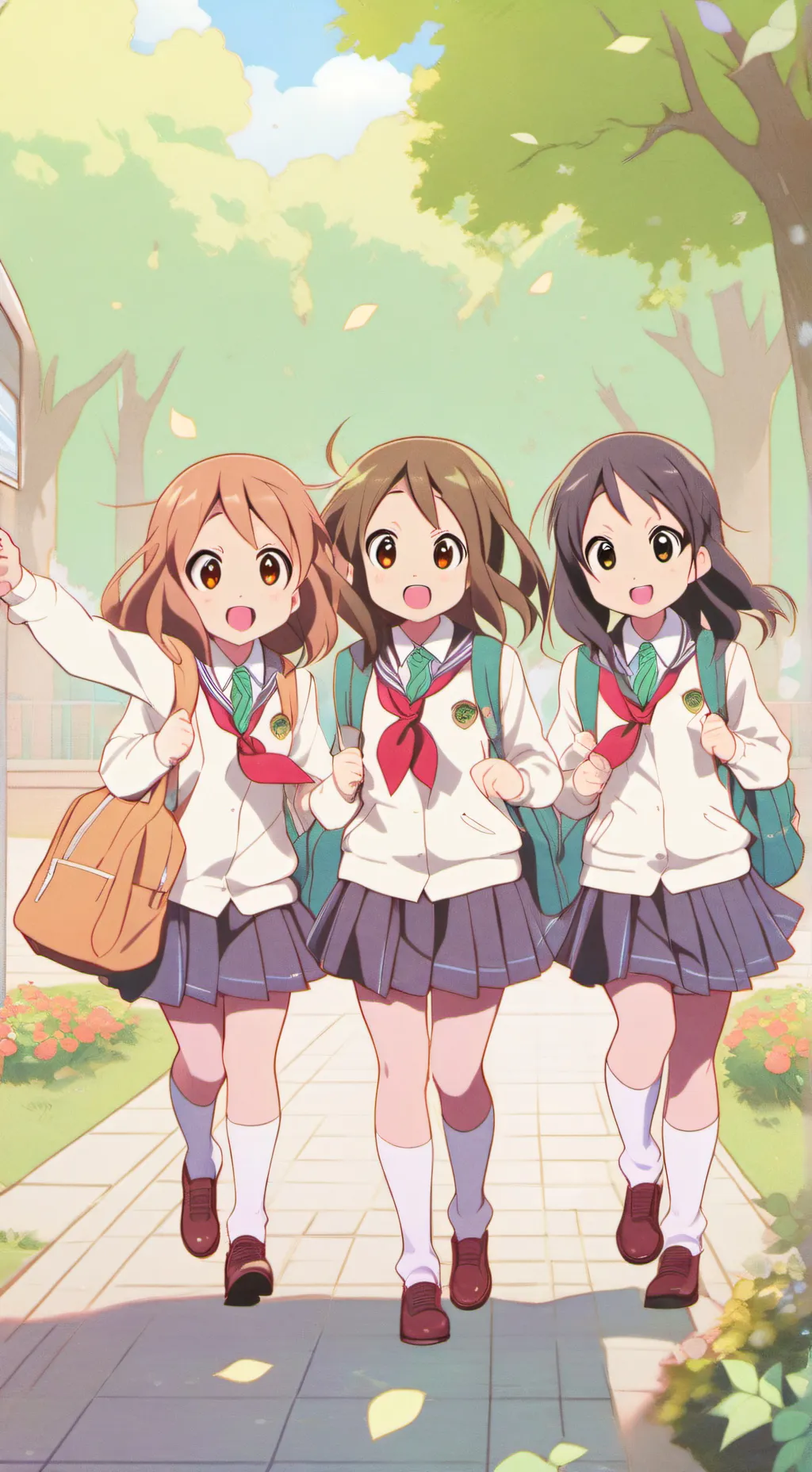 ai character: All girls school background