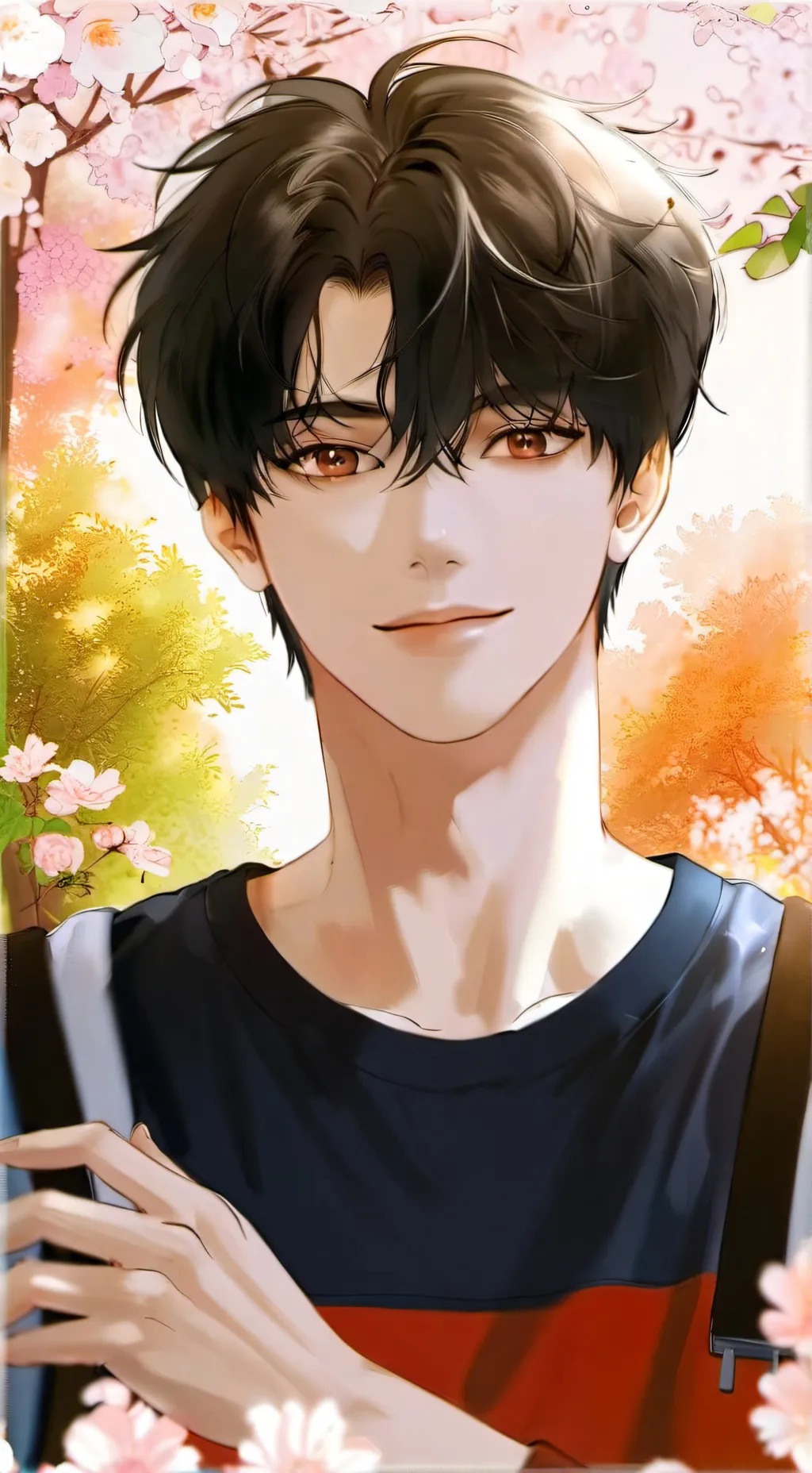 ai character: Leon  background