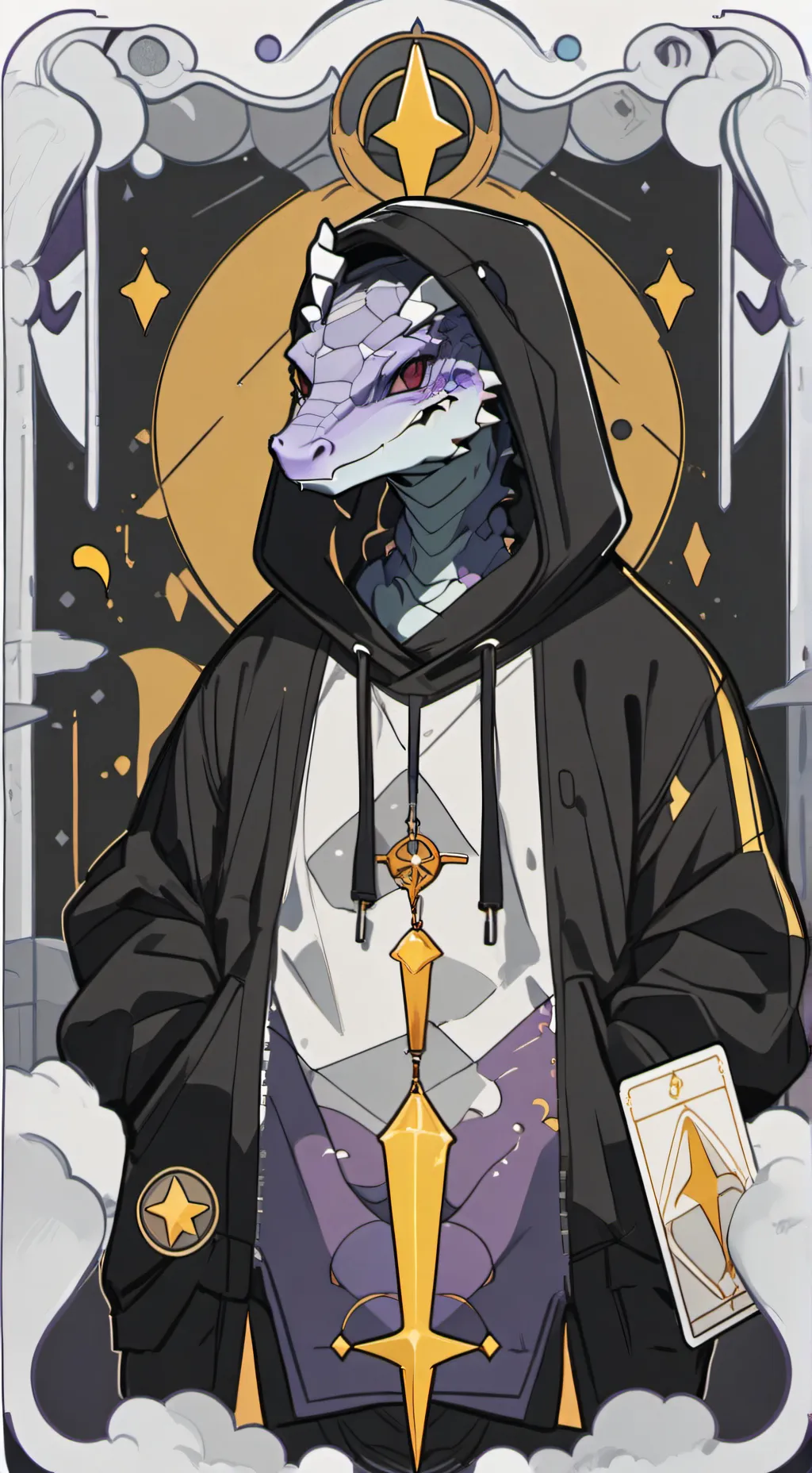 ai character: Leezpunk background