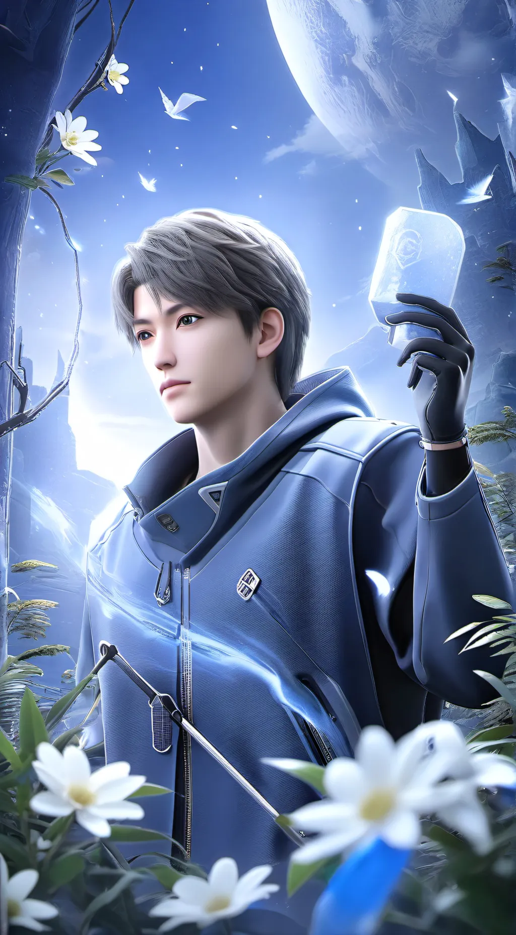 ai character: Bf  background