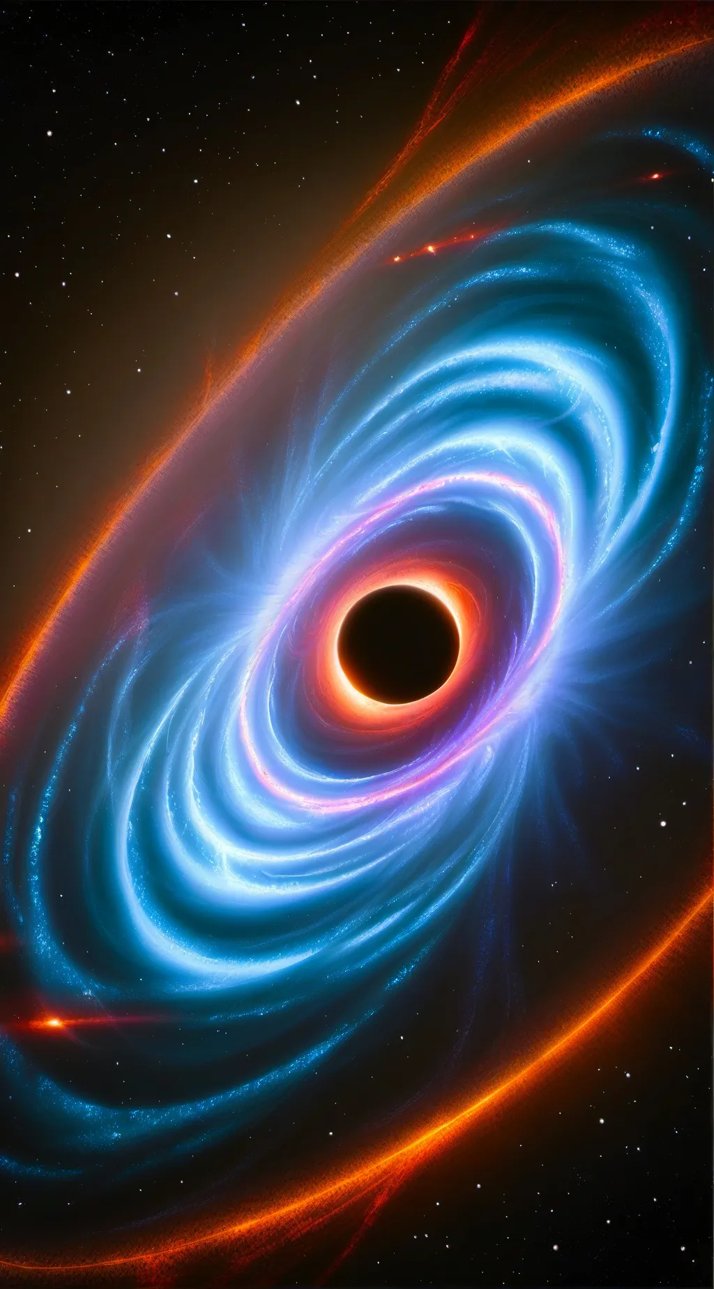 ai character: black hole fight  background