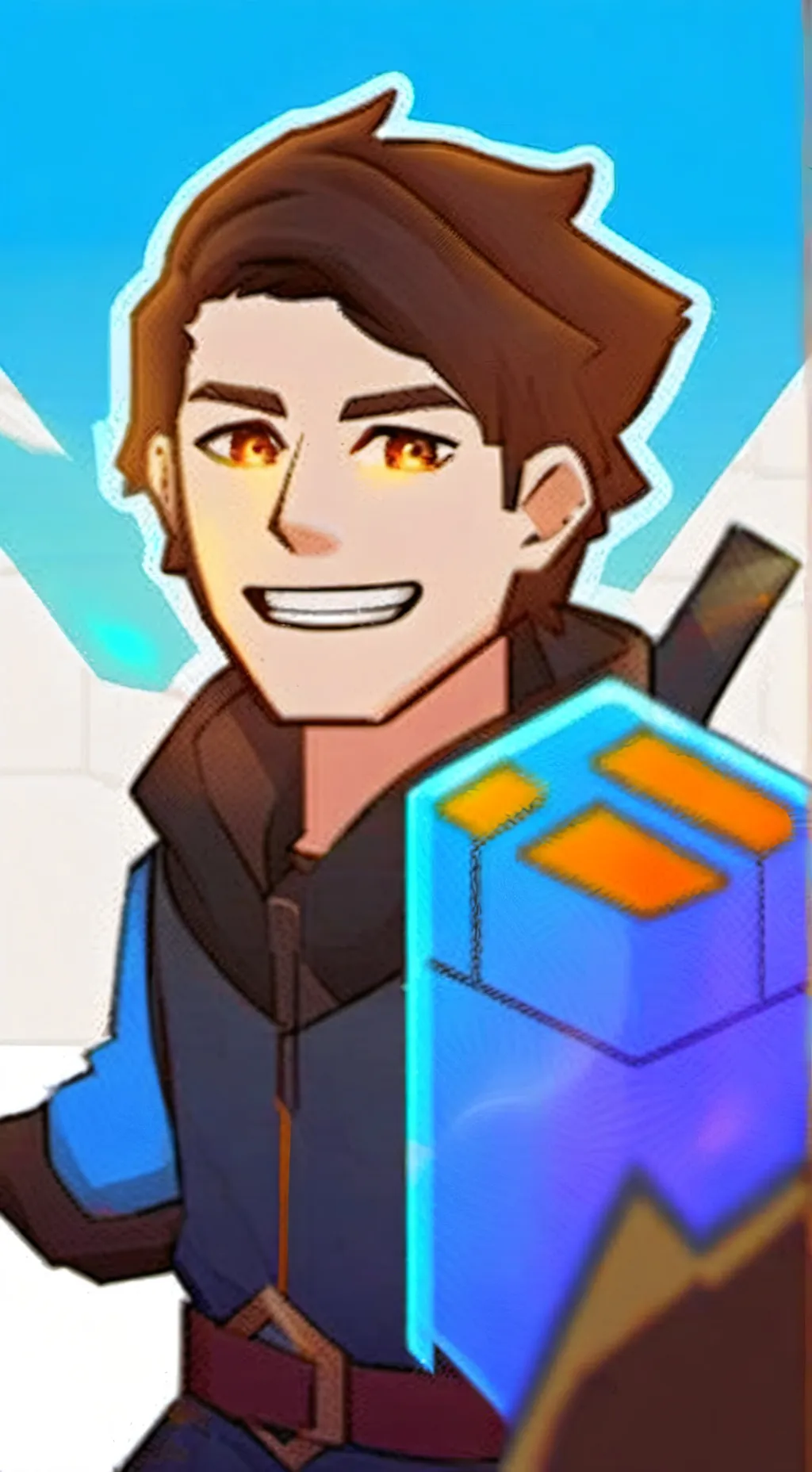 ai character: bionic background