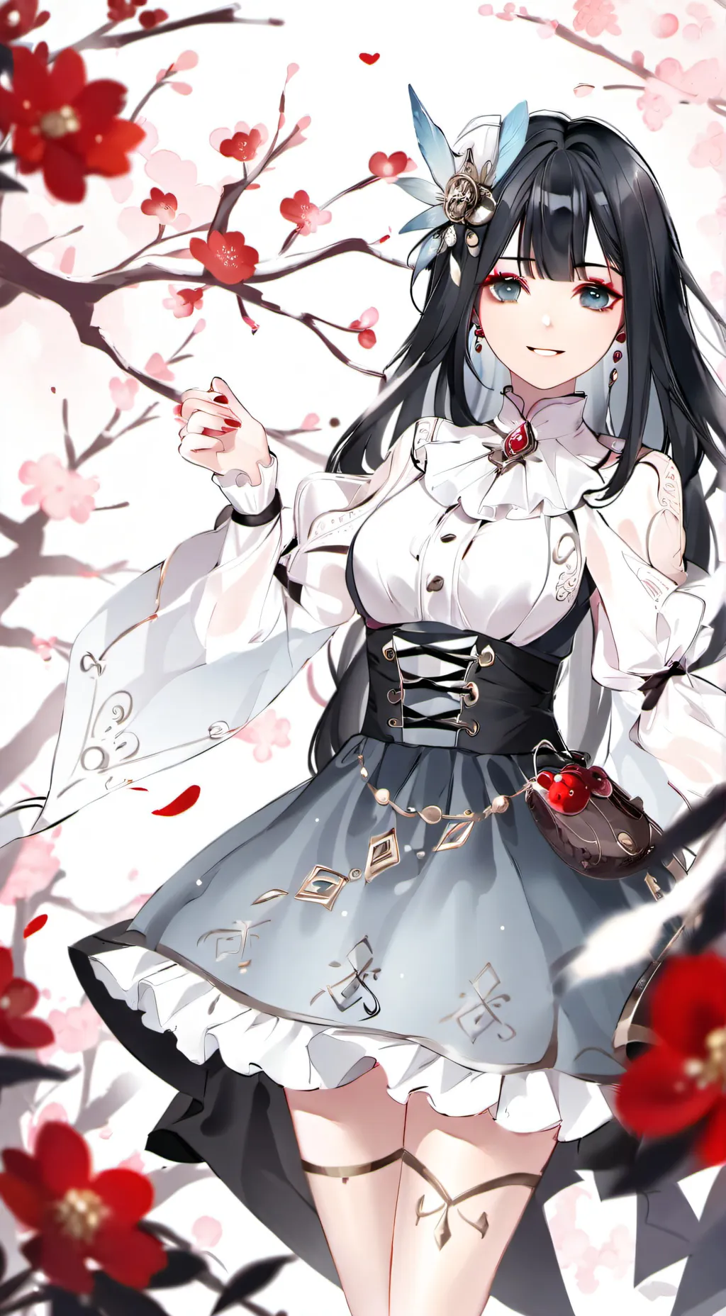 ai character: Summer  background