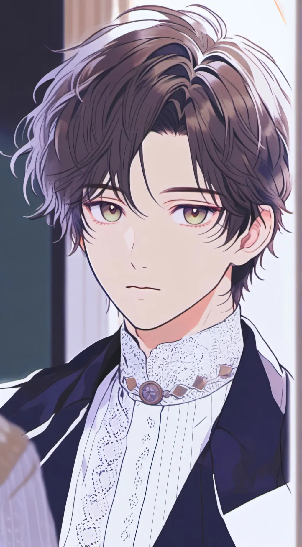 ai character: golden time background