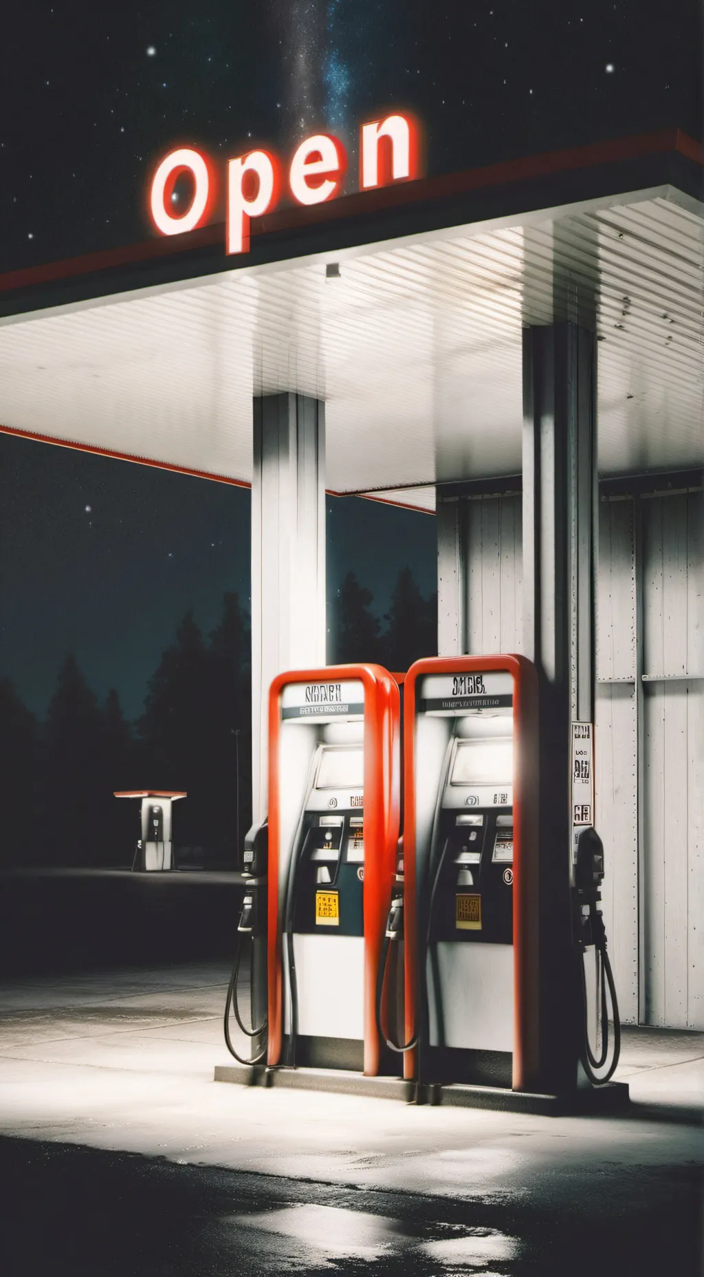 ai character: Late Night Shift.. background