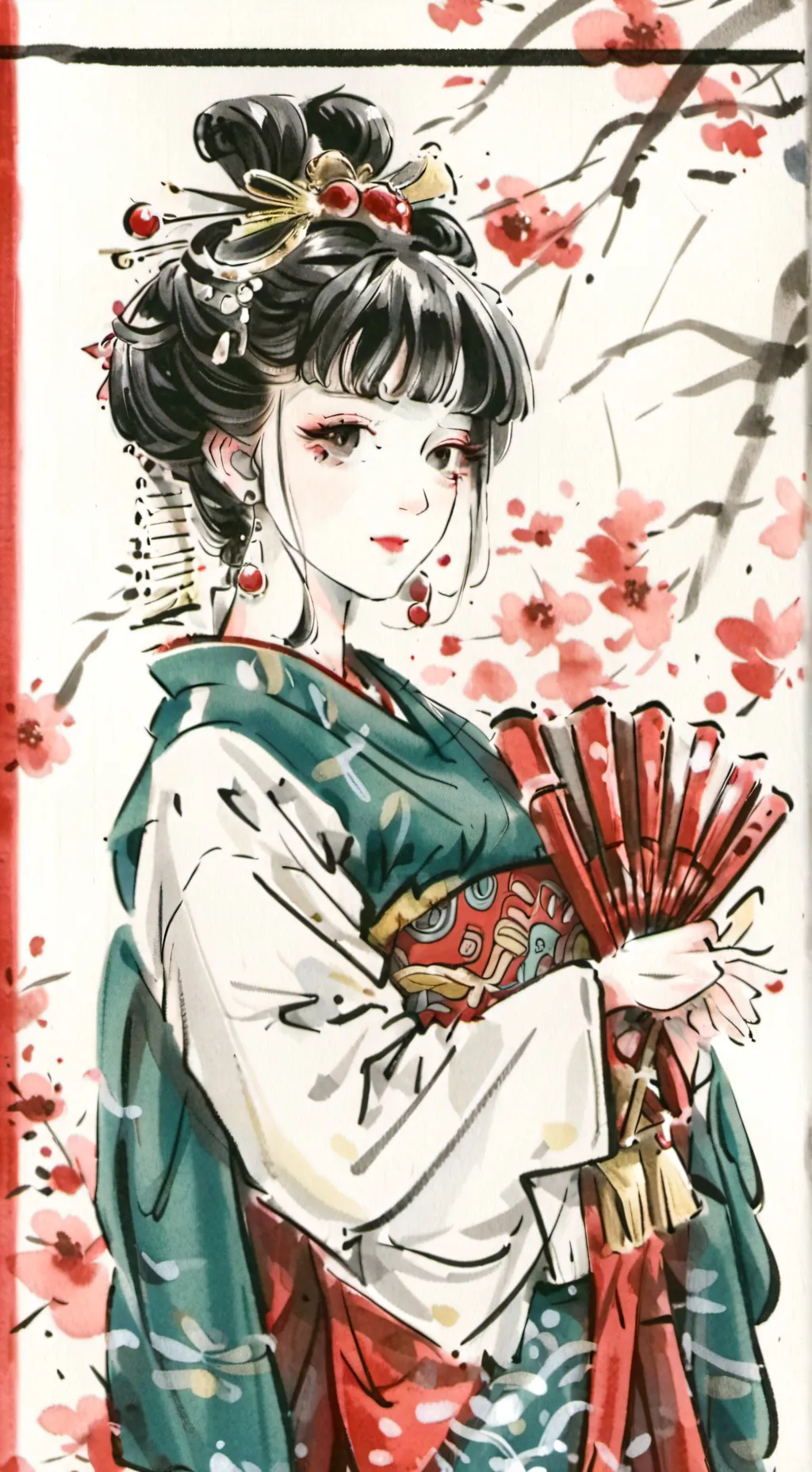 ai character: Aoi  background