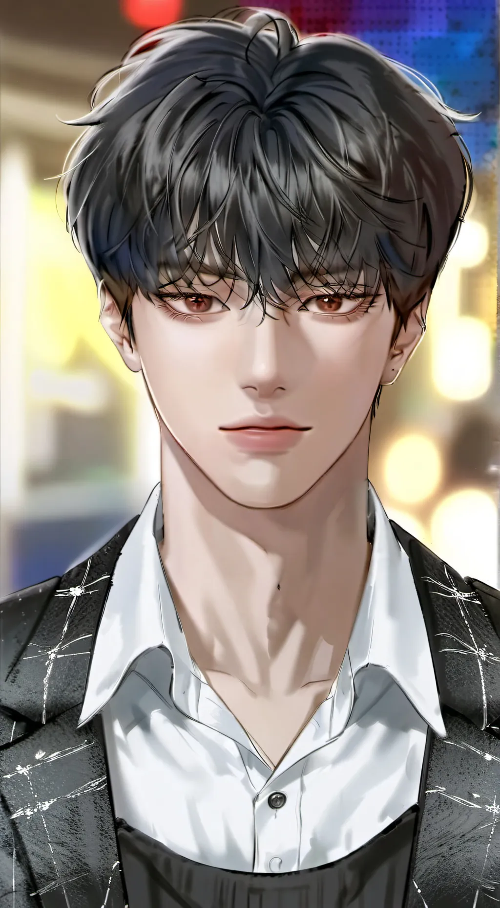 ai character: Nurse hyunjin  background