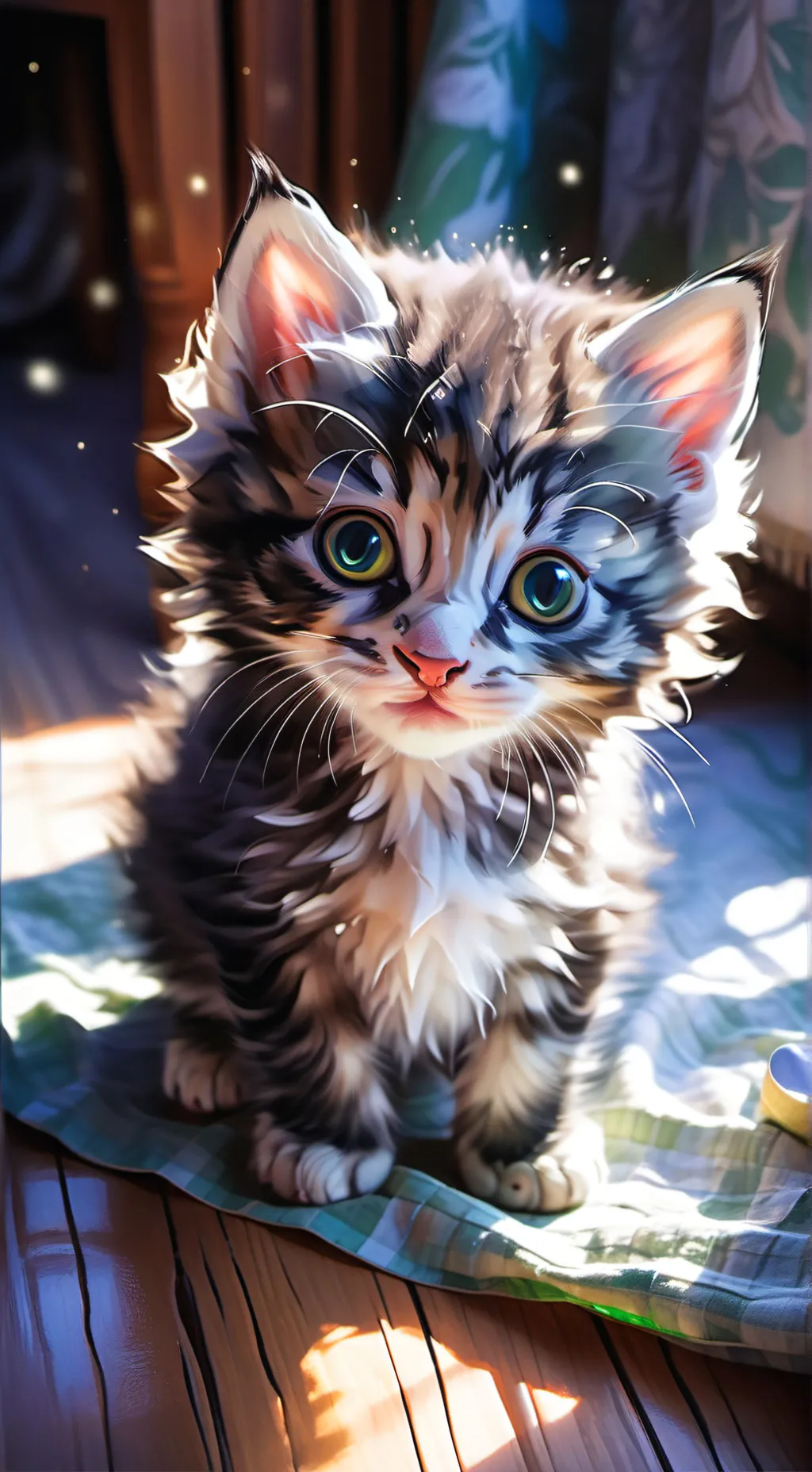 ai character: Gato malo background